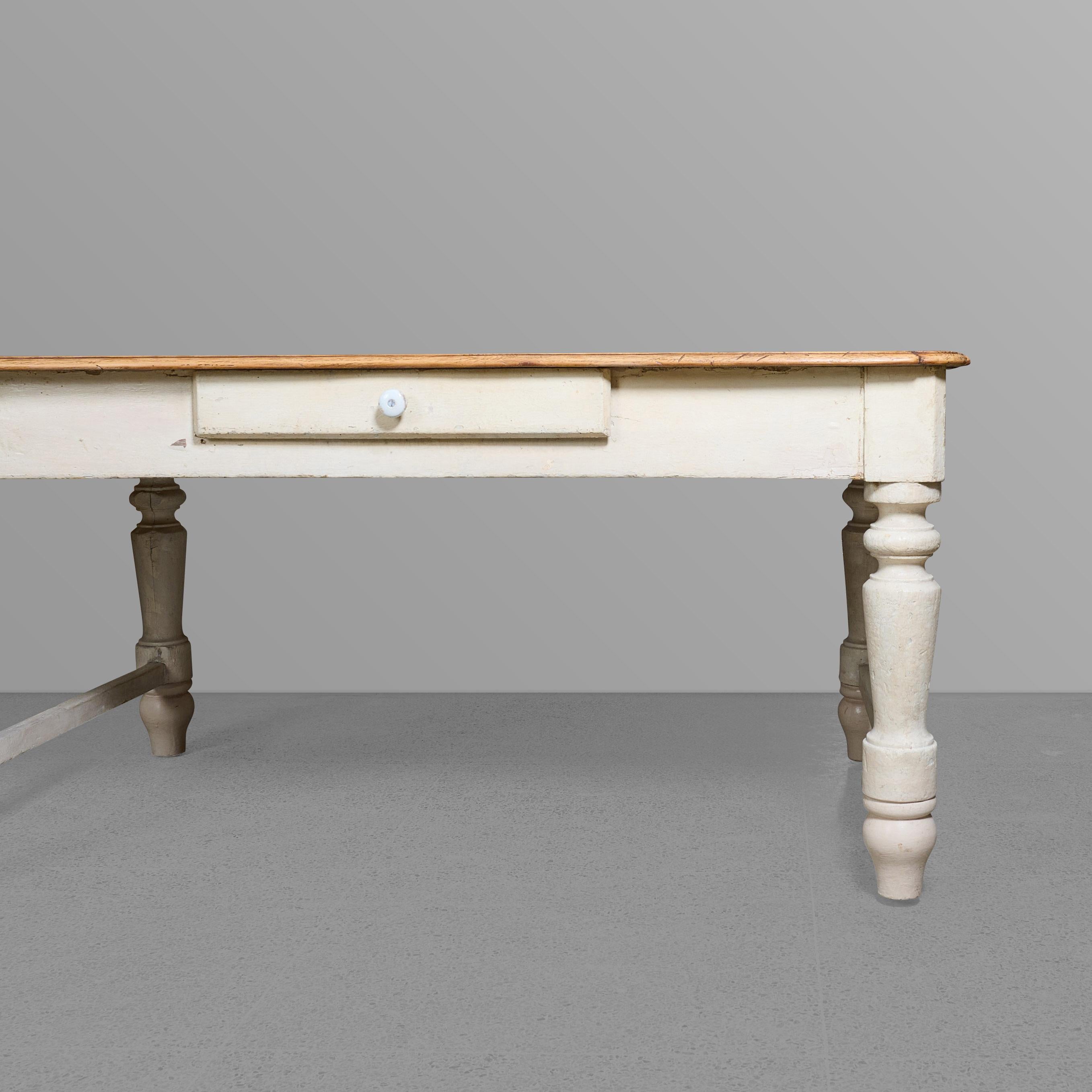Italian Six Leg Table / Desk For Sale