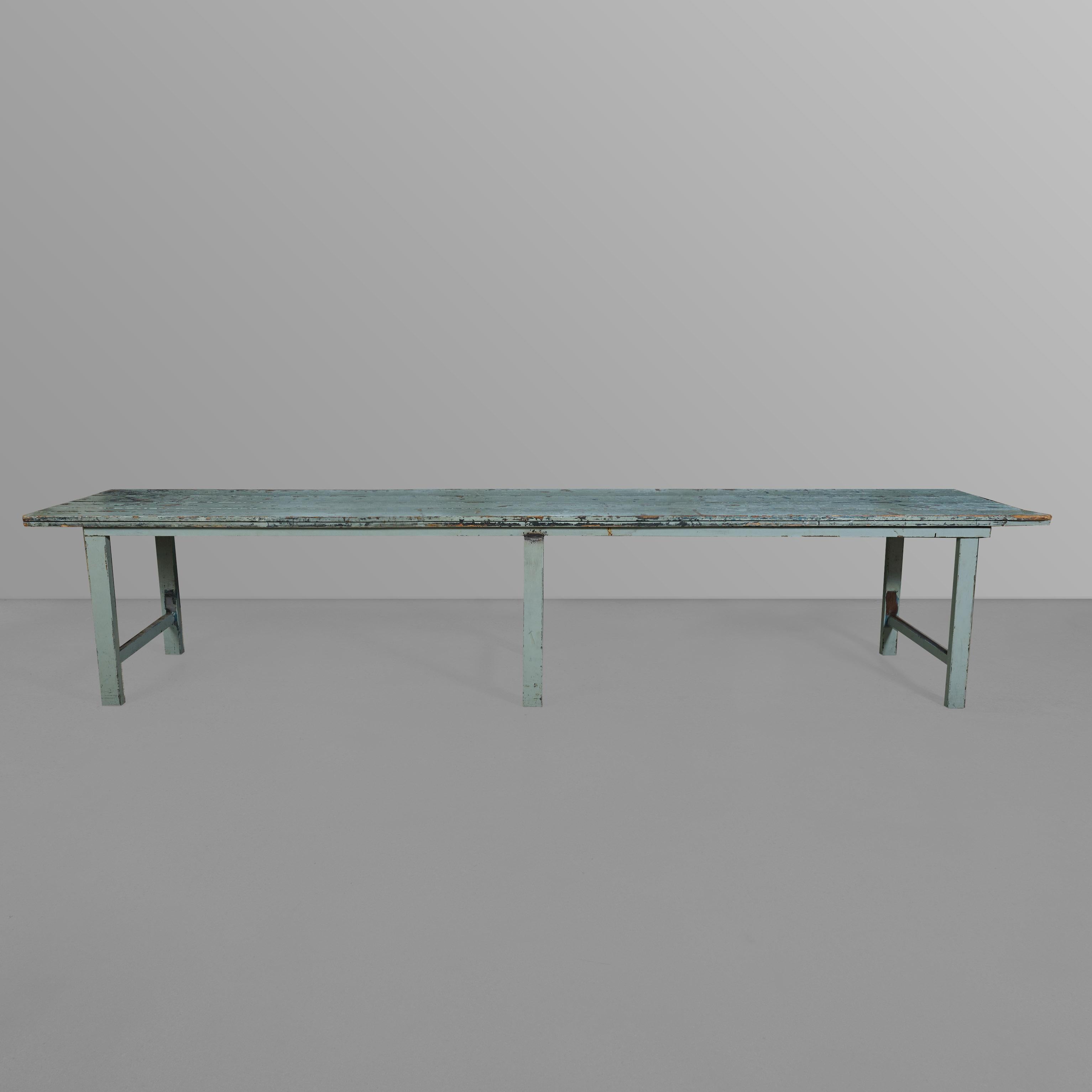 Mid-20th Century Six Leg Table For Sale