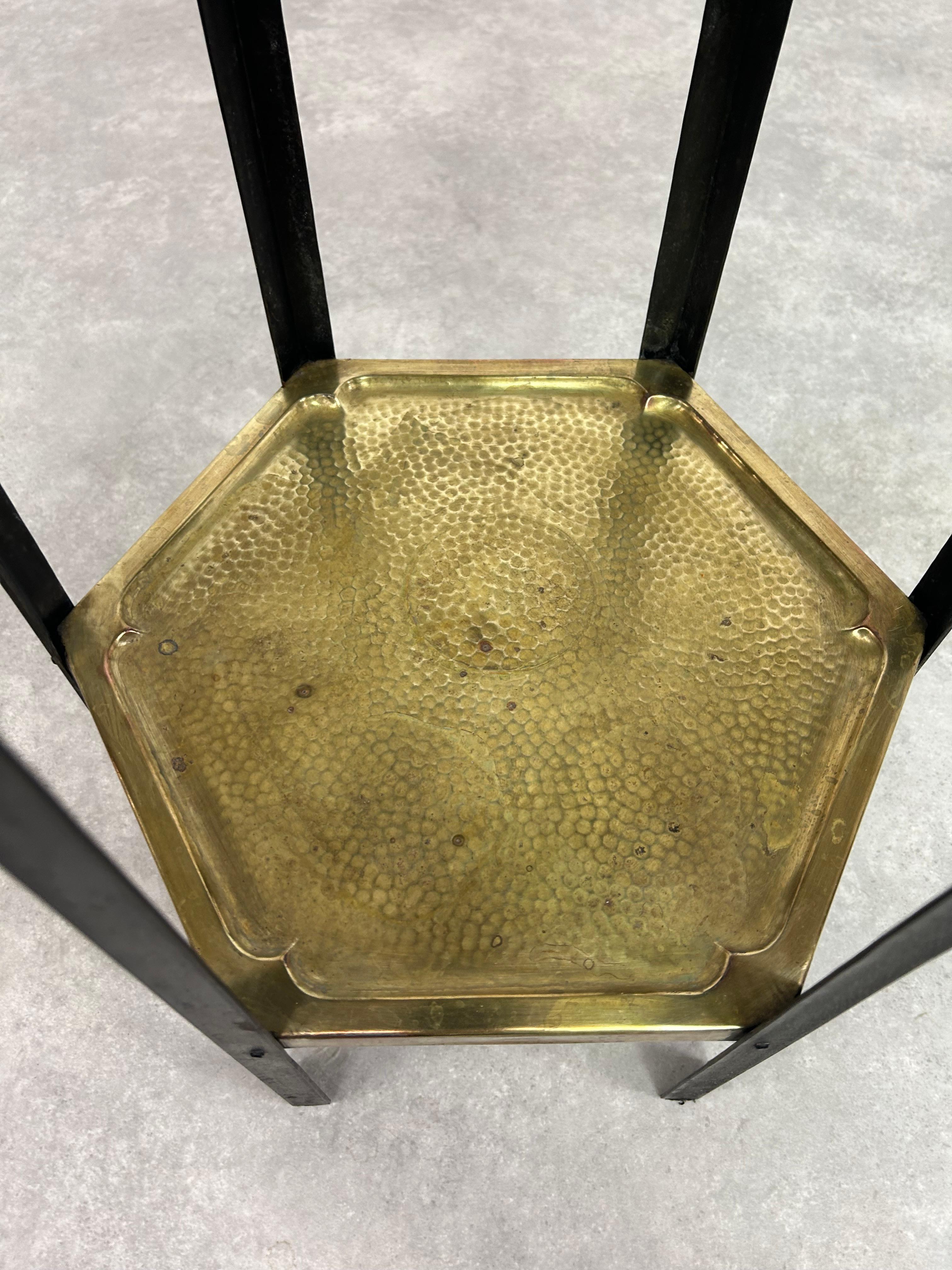 Metallo Supporto per piante jugendstil a sei gambe in vendita