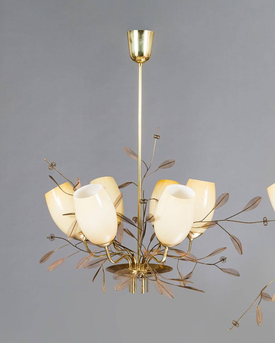 Six Light Chandelier by Paavo Tynell 1