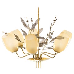 Six Light Chandelier by Paavo Tynell