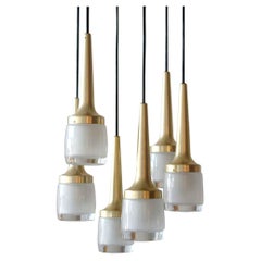 Six-Light Hanging Fixture by Staff of Germany, 1970