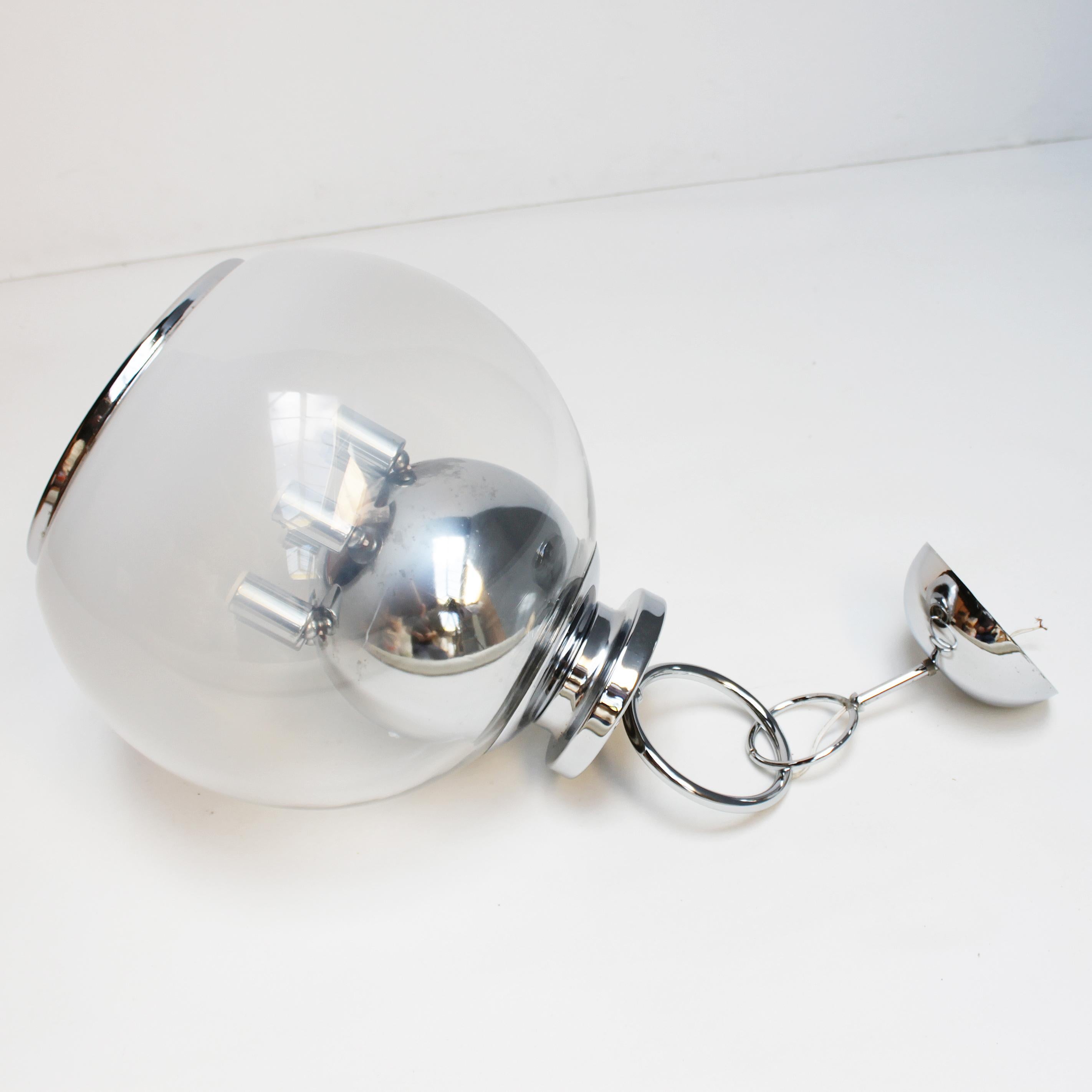 Six-Light Murano Glass Chandelier For Sale 10