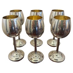 Vintage Six Liqueur Glasses in 800 Silver