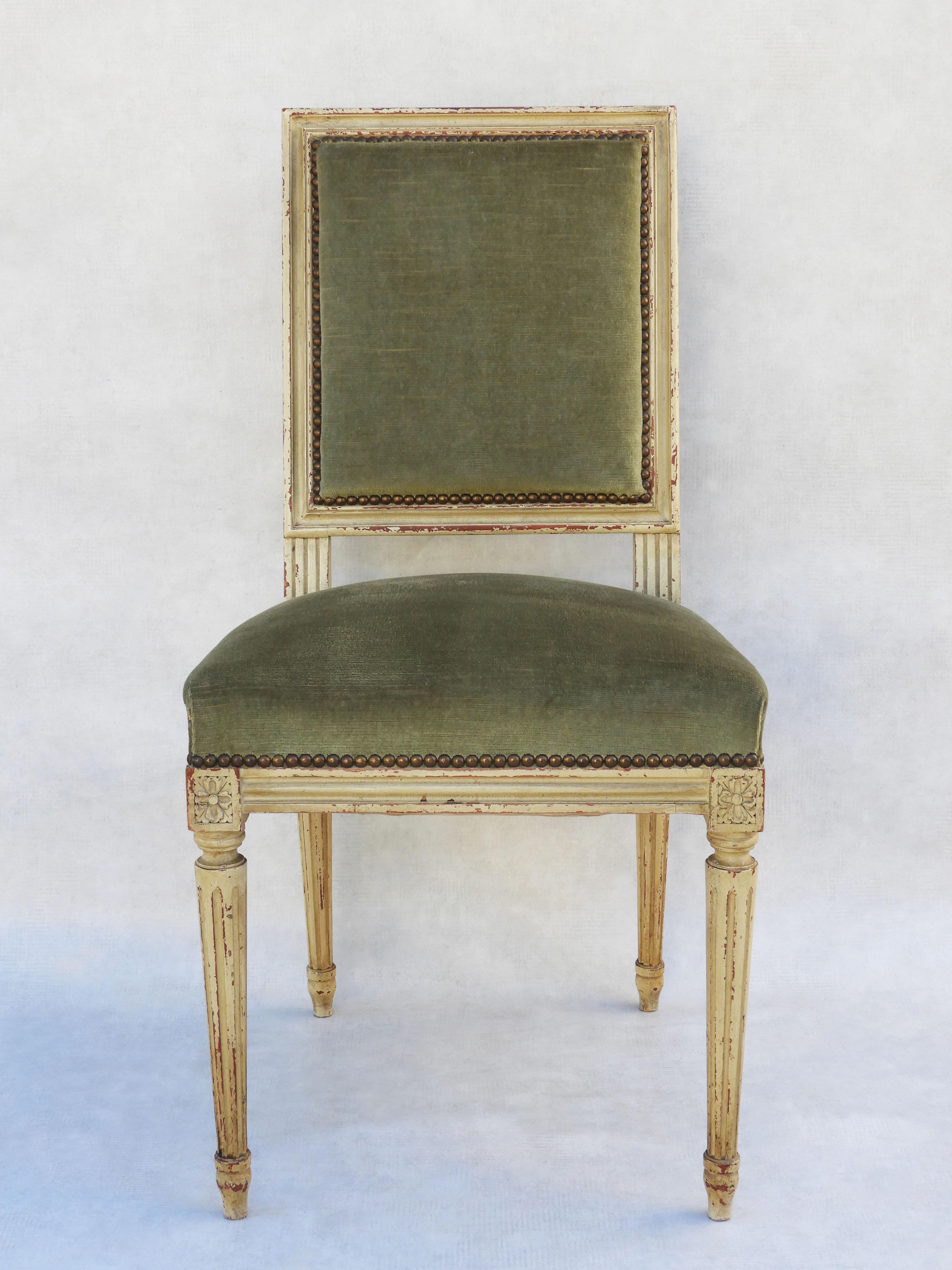 Six Louis XVI Dining Chairs, C1960, France For Sale 3