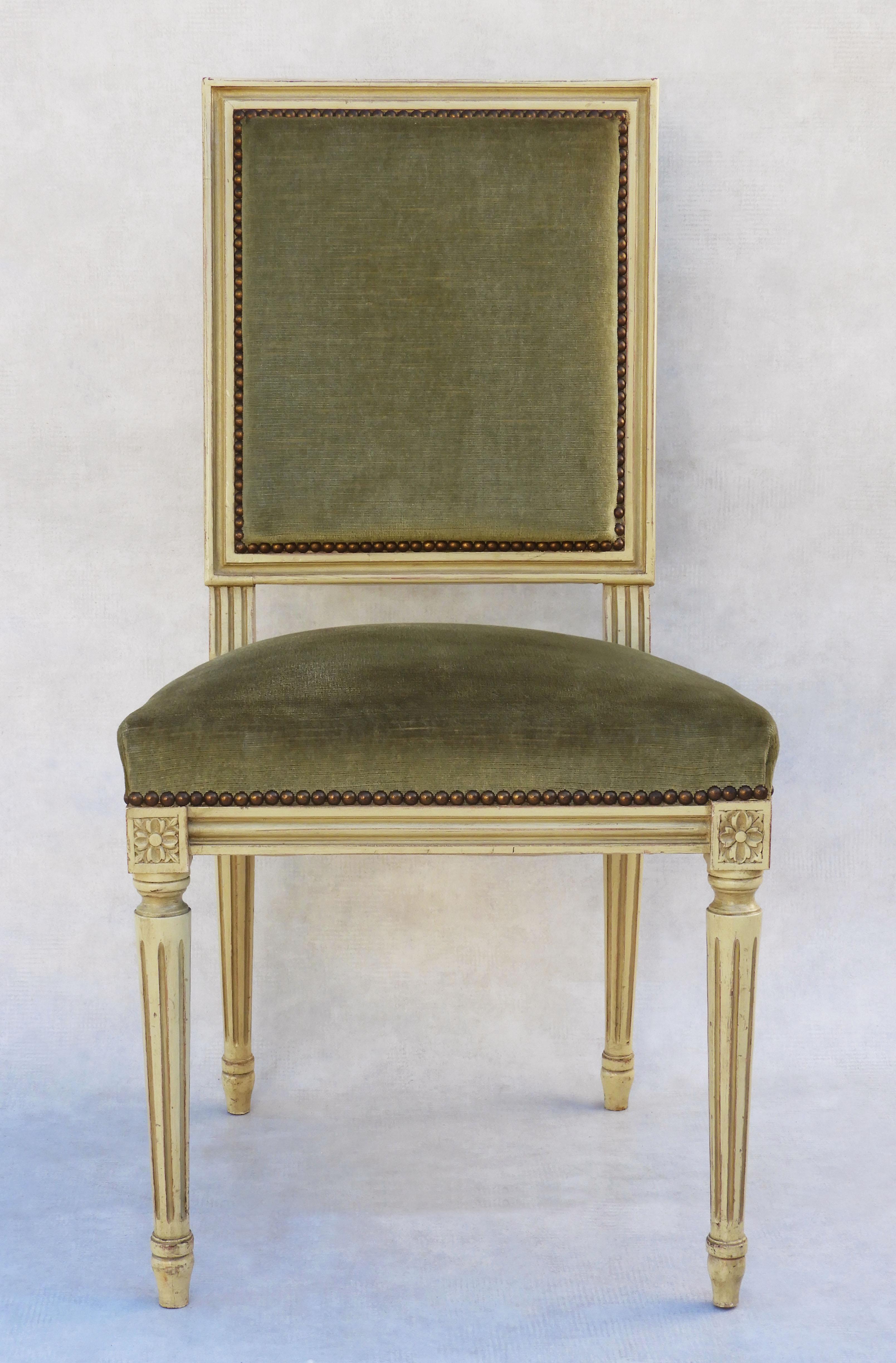 Six Louis XVI Dining Chairs, C1960, France For Sale 1