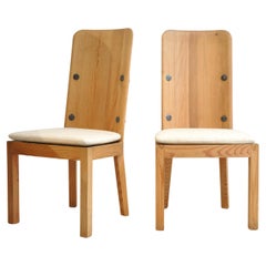 Six Lovö chairs in Nordic pine by Axel Einar Hjorth