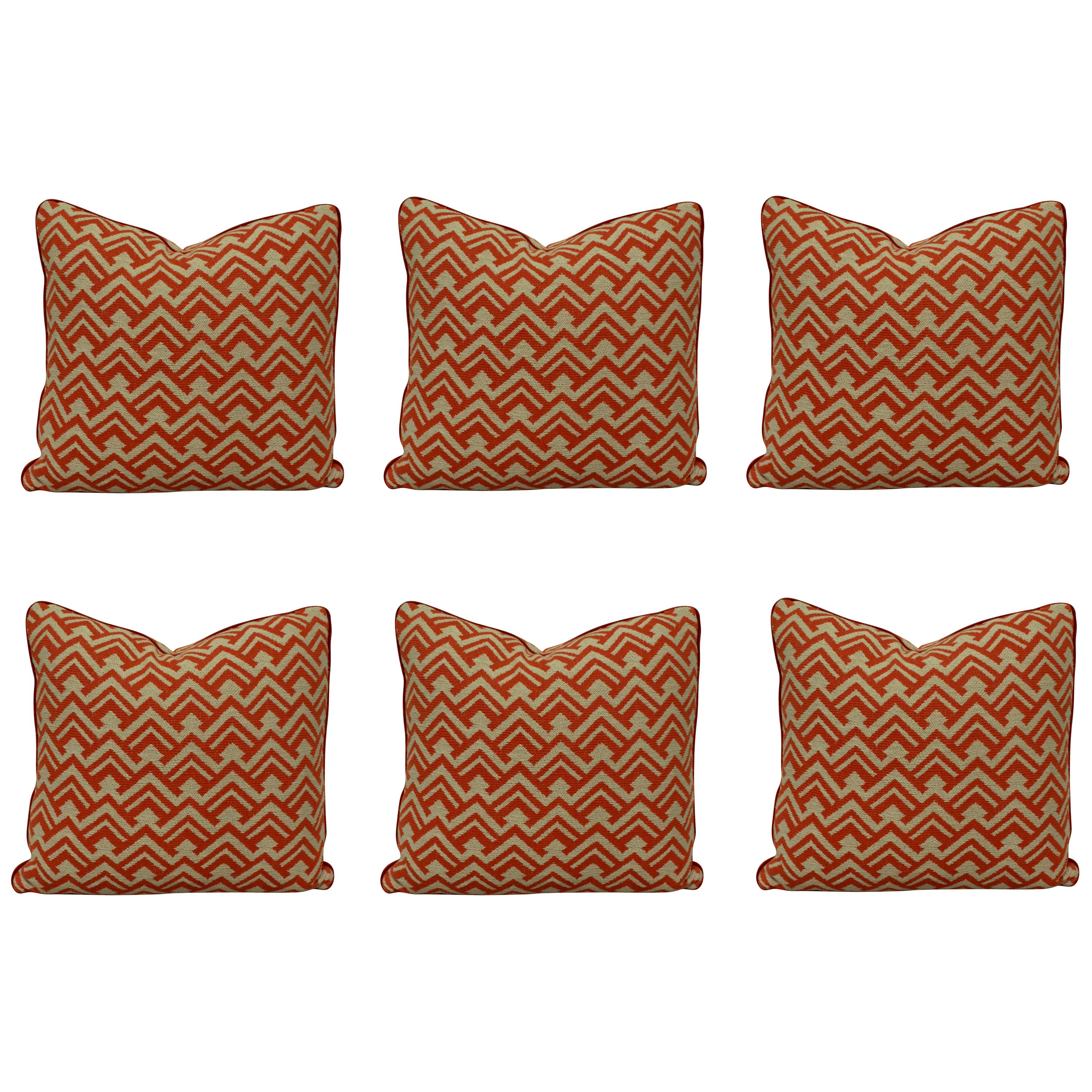 orange cushions for sale