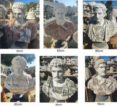 Six Marble Bust