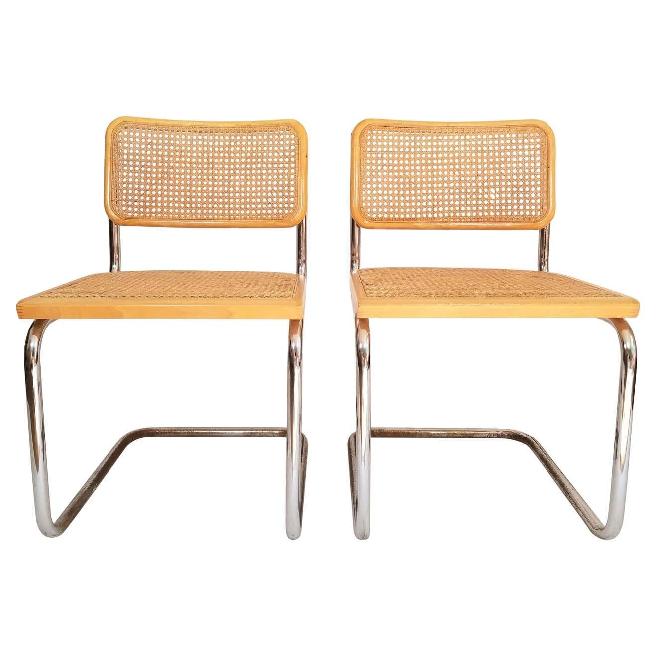 Four Marcel Breuer 'Cesca' Chairs for Gavina In Good Condition In London, England