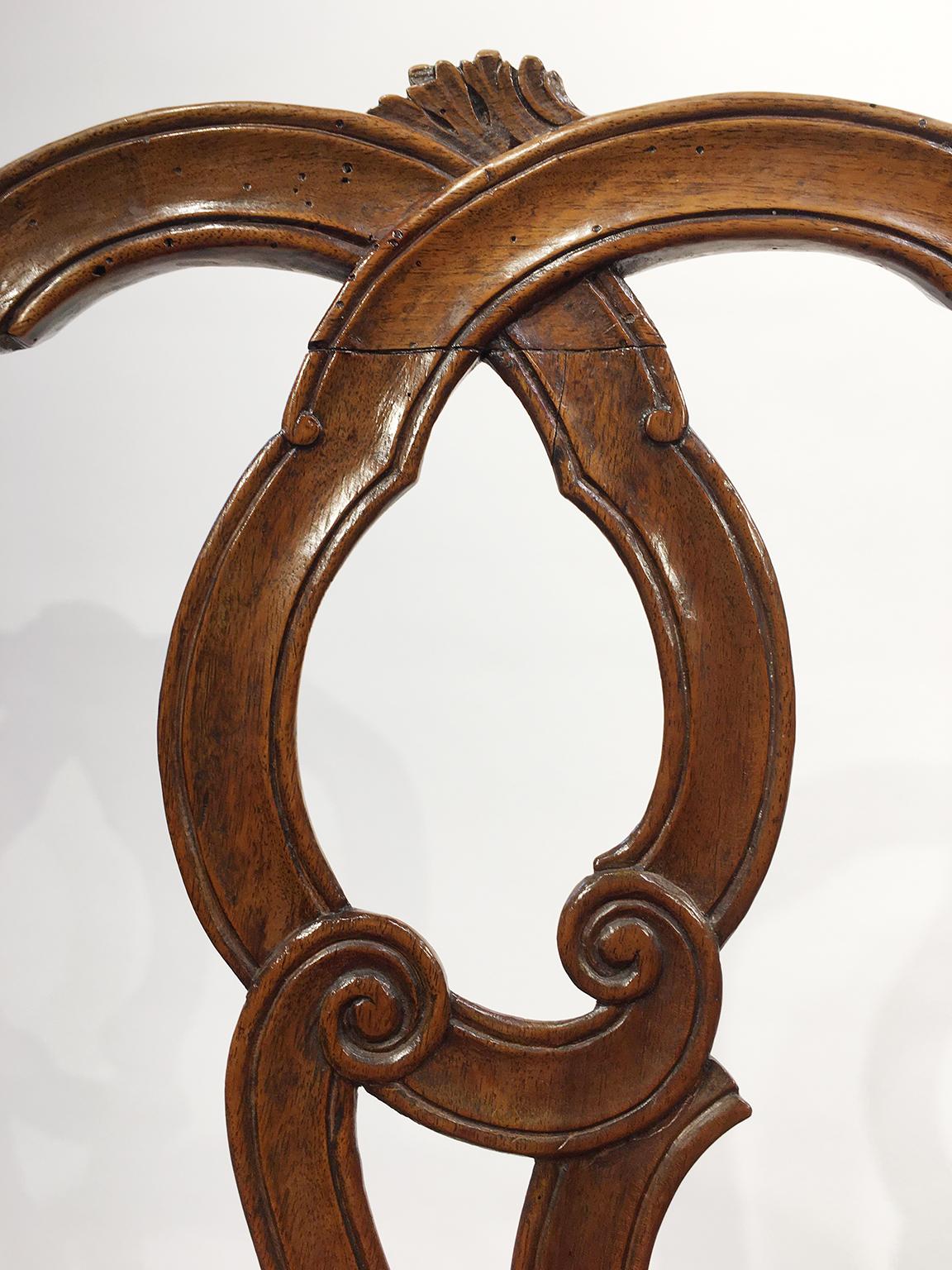 Six Mid-18th Century Italian Chairs, Venice, circa 1750 In Good Condition For Sale In Milano, IT
