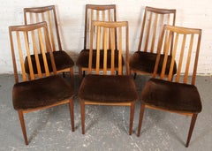 Six Mid-Century British Teak Dining Chairs by Victor Wilkins for G-Plan