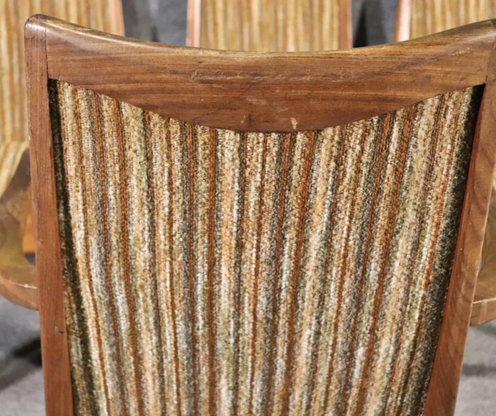 Six Mid-Century Chairs by G-Plan In Fair Condition For Sale In Brooklyn, NY