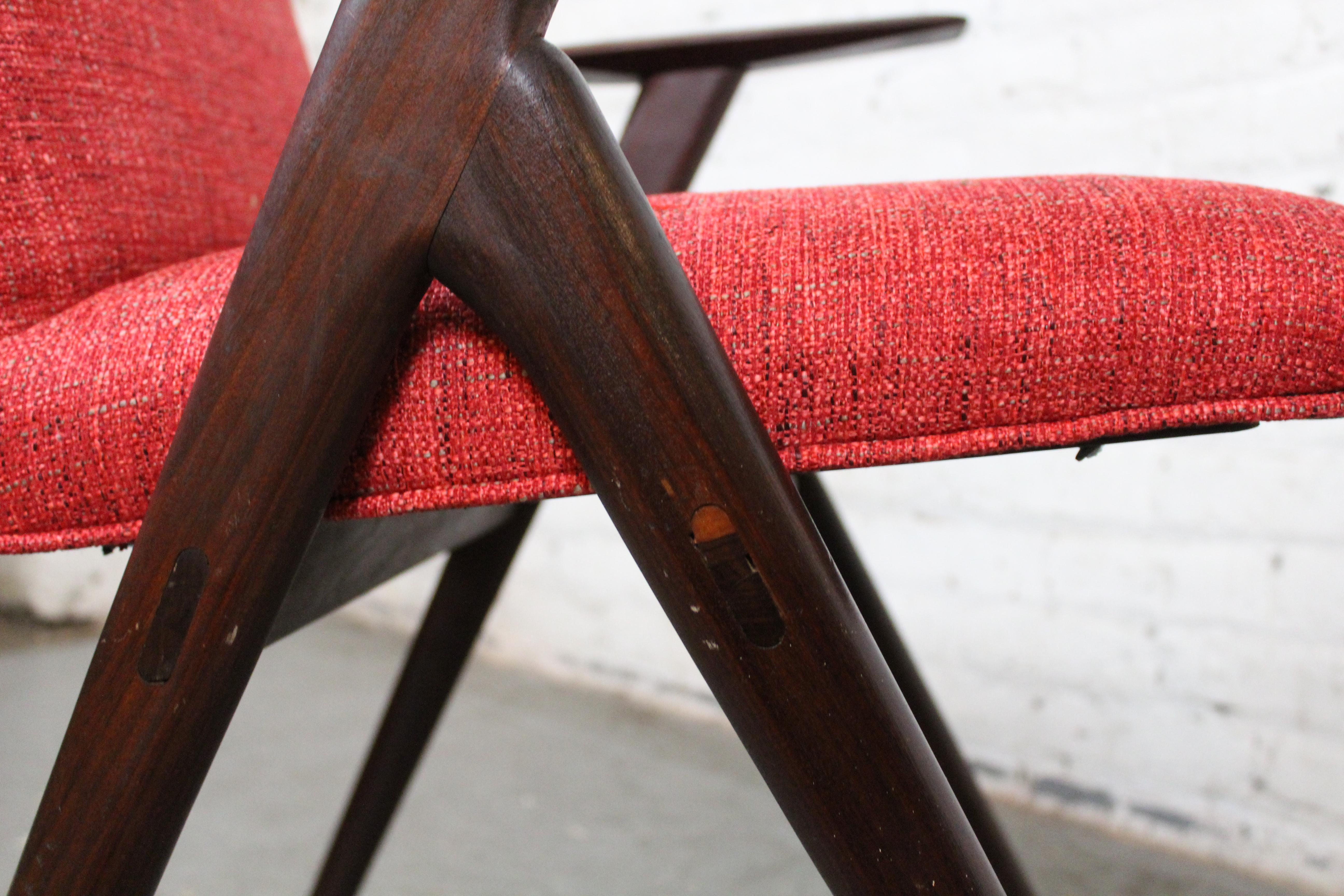 Six Mid-Century Compass Chairs by Luigi Vietti for Besana Italy For Sale 8