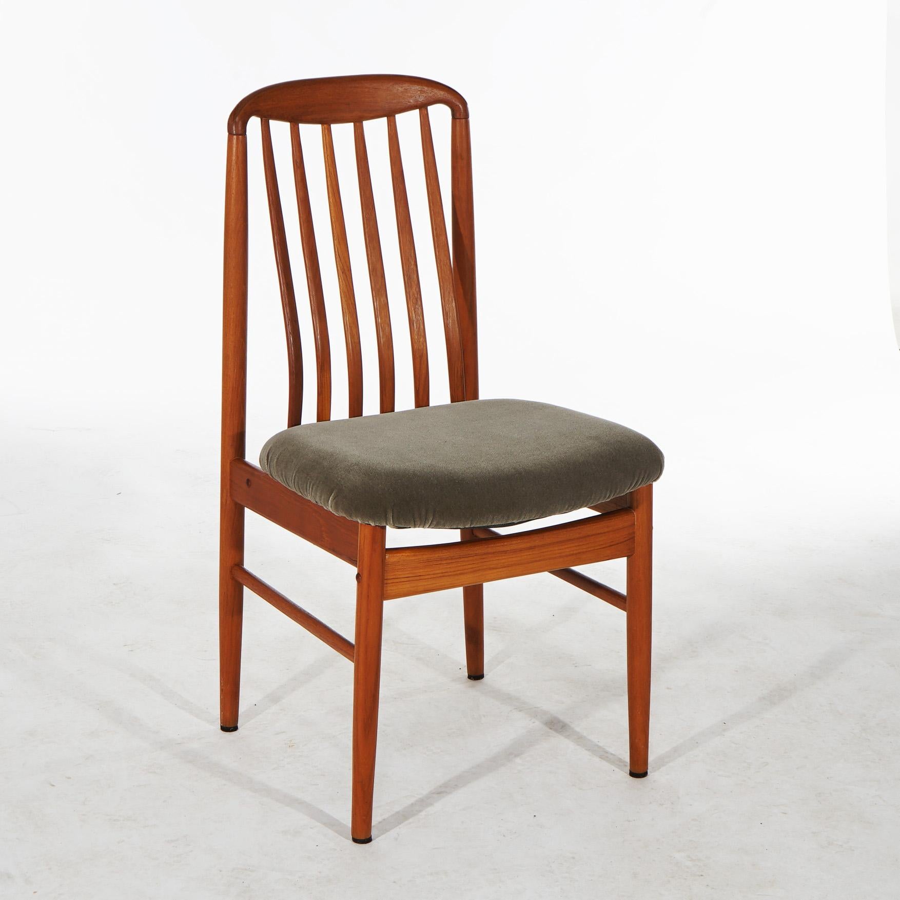 Mid-Century Modern Six Mid Century Danish Modern Teakwood Dining Chairs C1960 For Sale