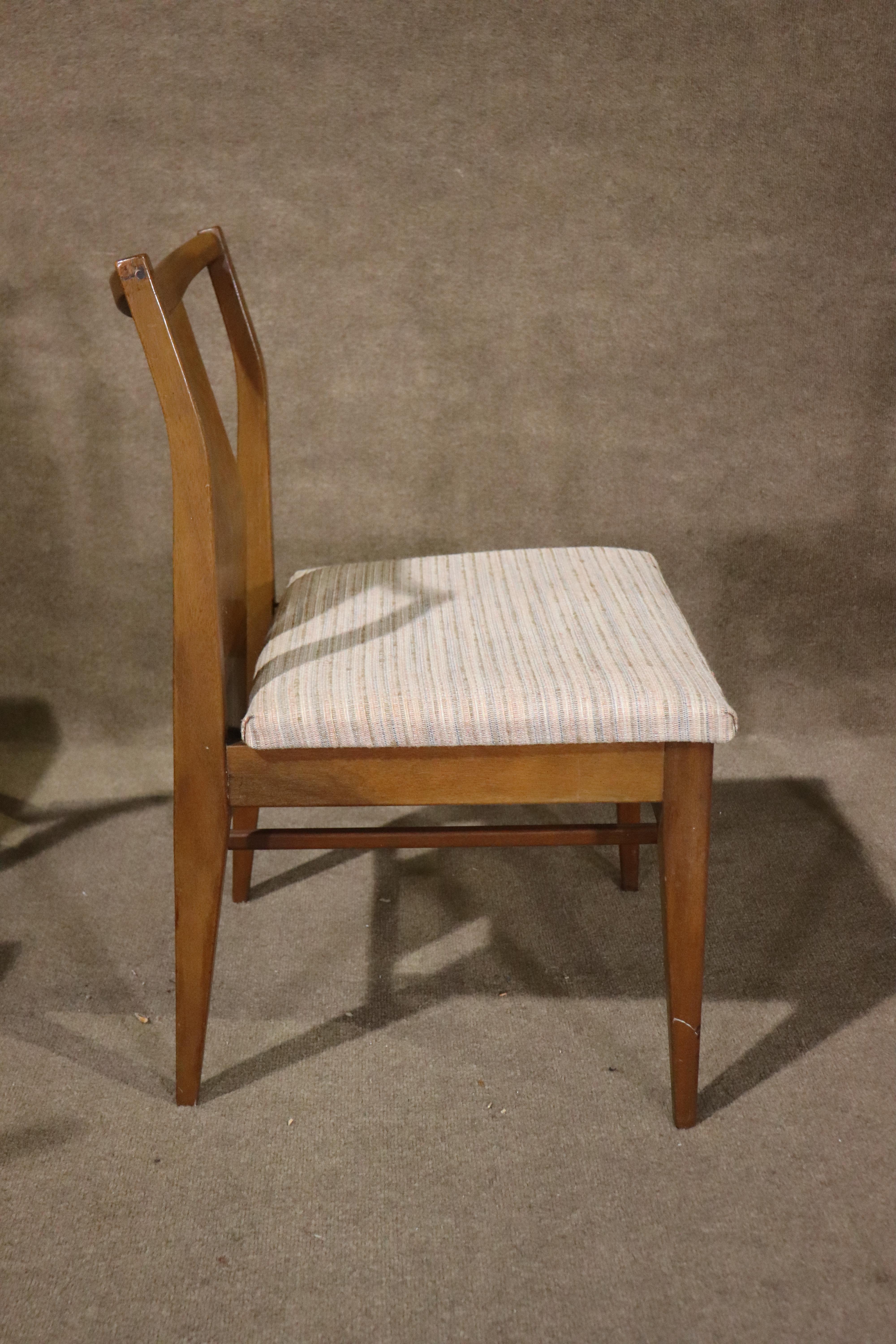 20th Century Six Mid-Century Dining Chairs For Sale
