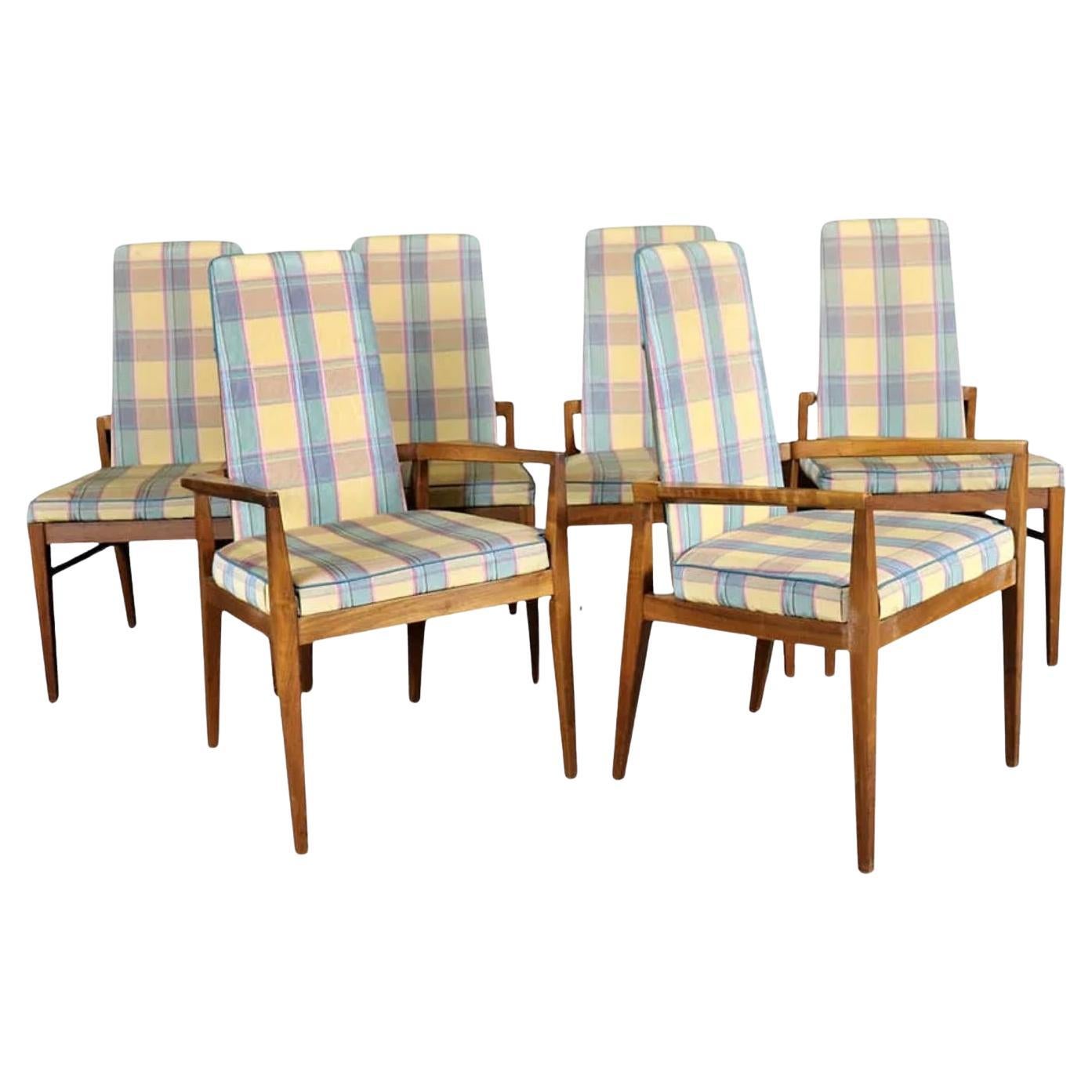 Six Mid-Century Dining Chairs