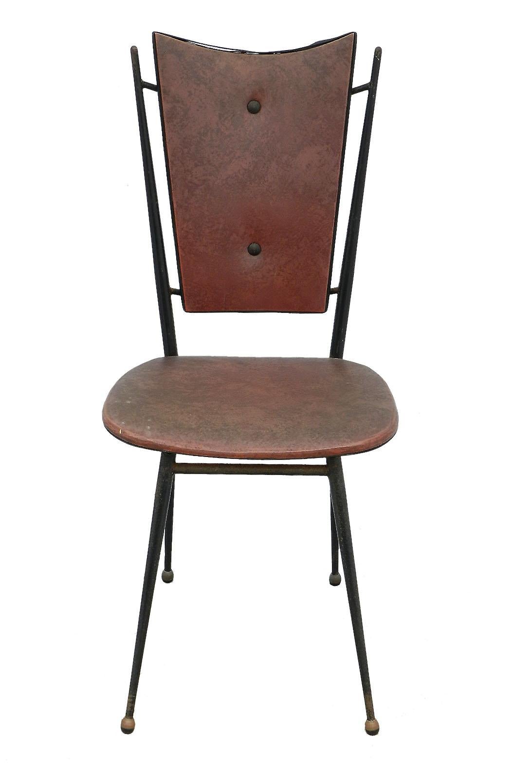 Six Midcentury Dining Chairs French to Restore Recover and Customize 1