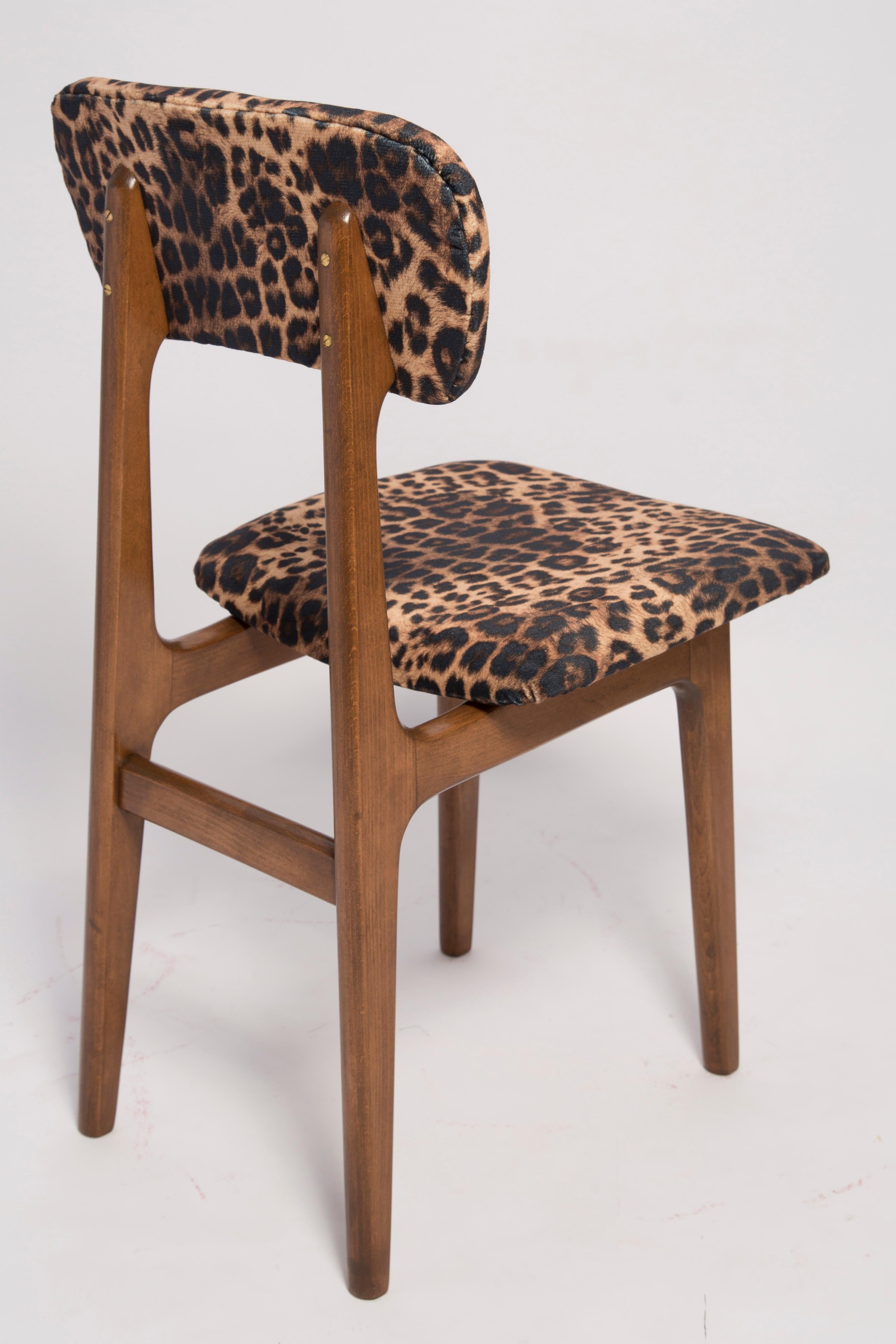 leopard dining chair