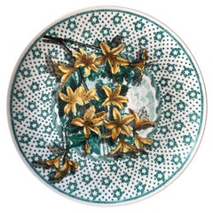 Six assiettes peintes à la main par Piero Fornasetti, "Floralia", années 1950, The Moderns