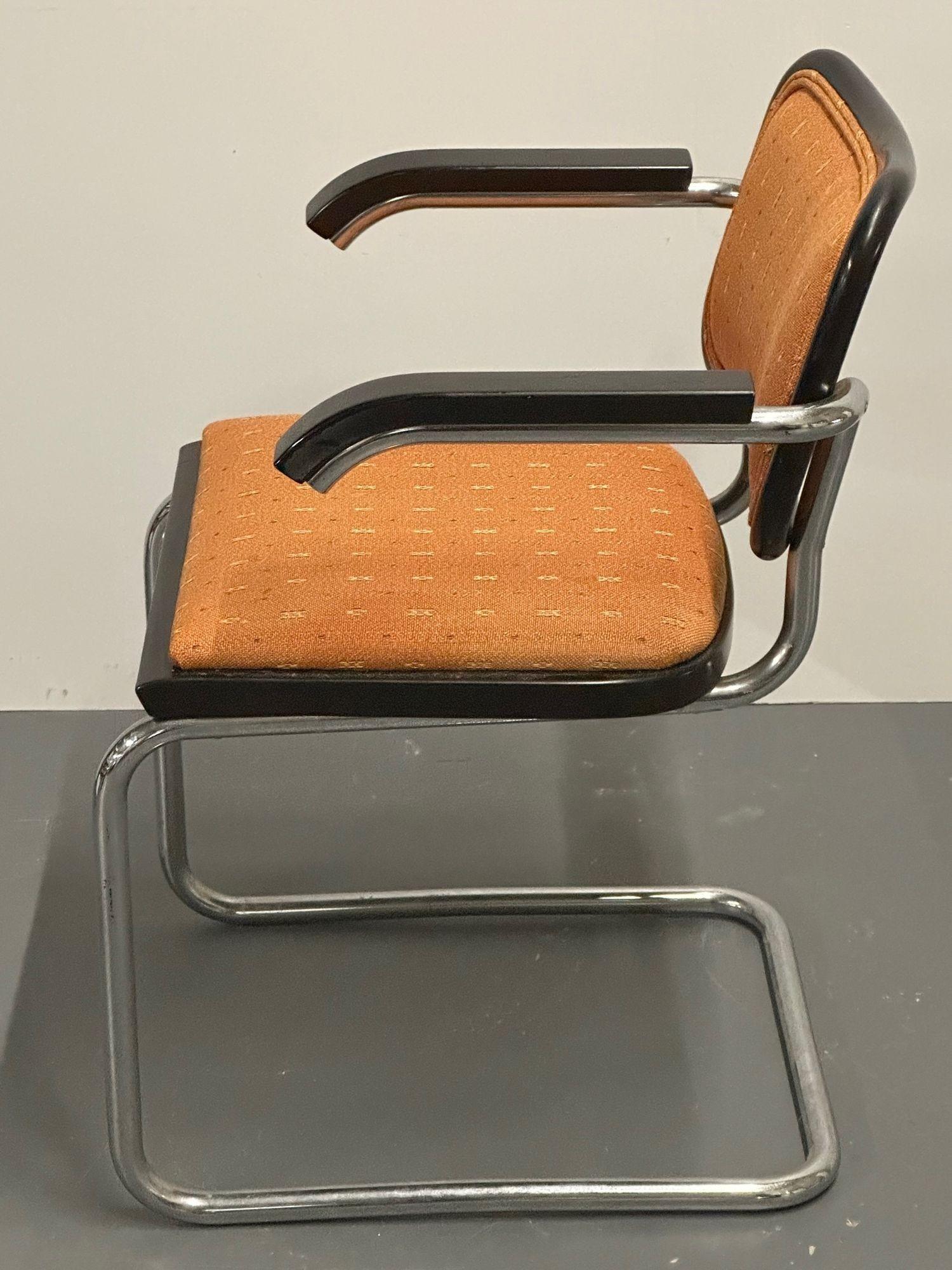 Six Mid-Century Modern Marcel Breuer for Knoll Cesca Chairs, Lacquer, 1960s 5