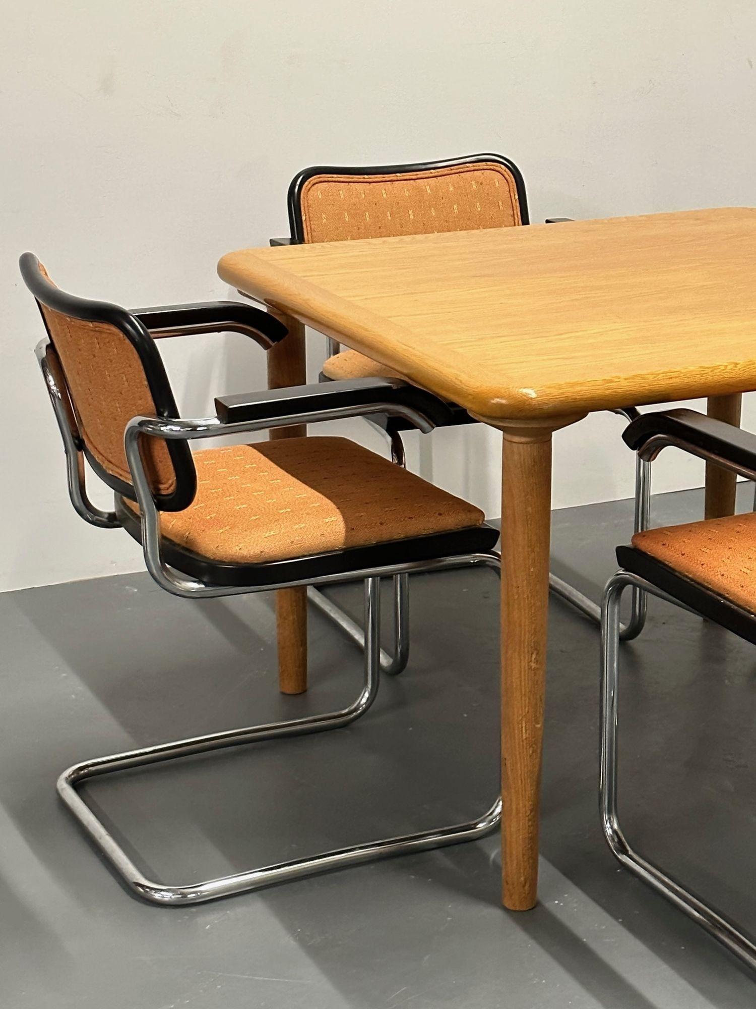Six Mid-Century Modern Marcel Breuer for Knoll Cesca Chairs, Lacquer, 1960s 11