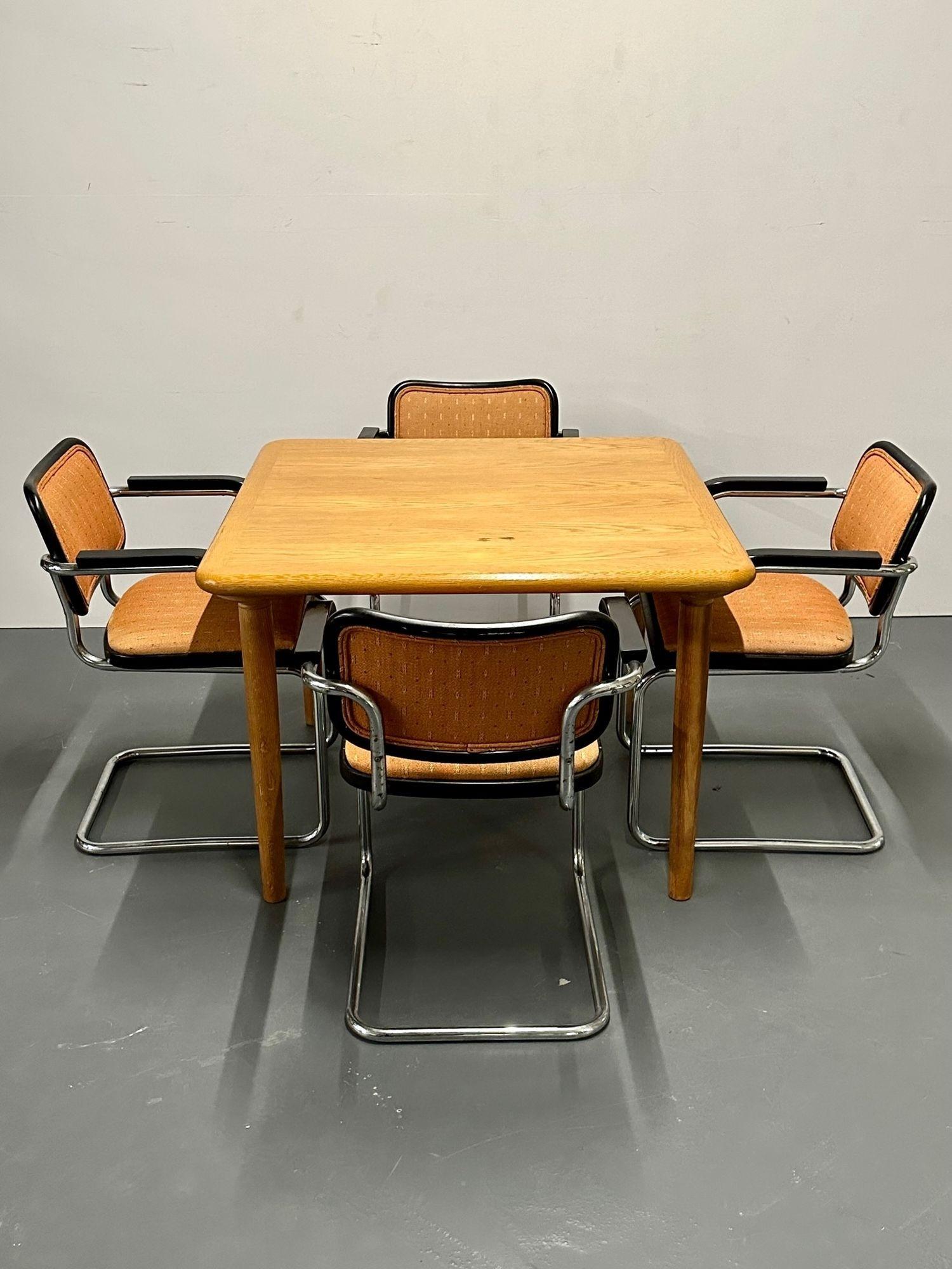 Six Mid-Century Modern Marcel Breuer for Knoll Cesca Chairs, Lacquer, 1960s 12