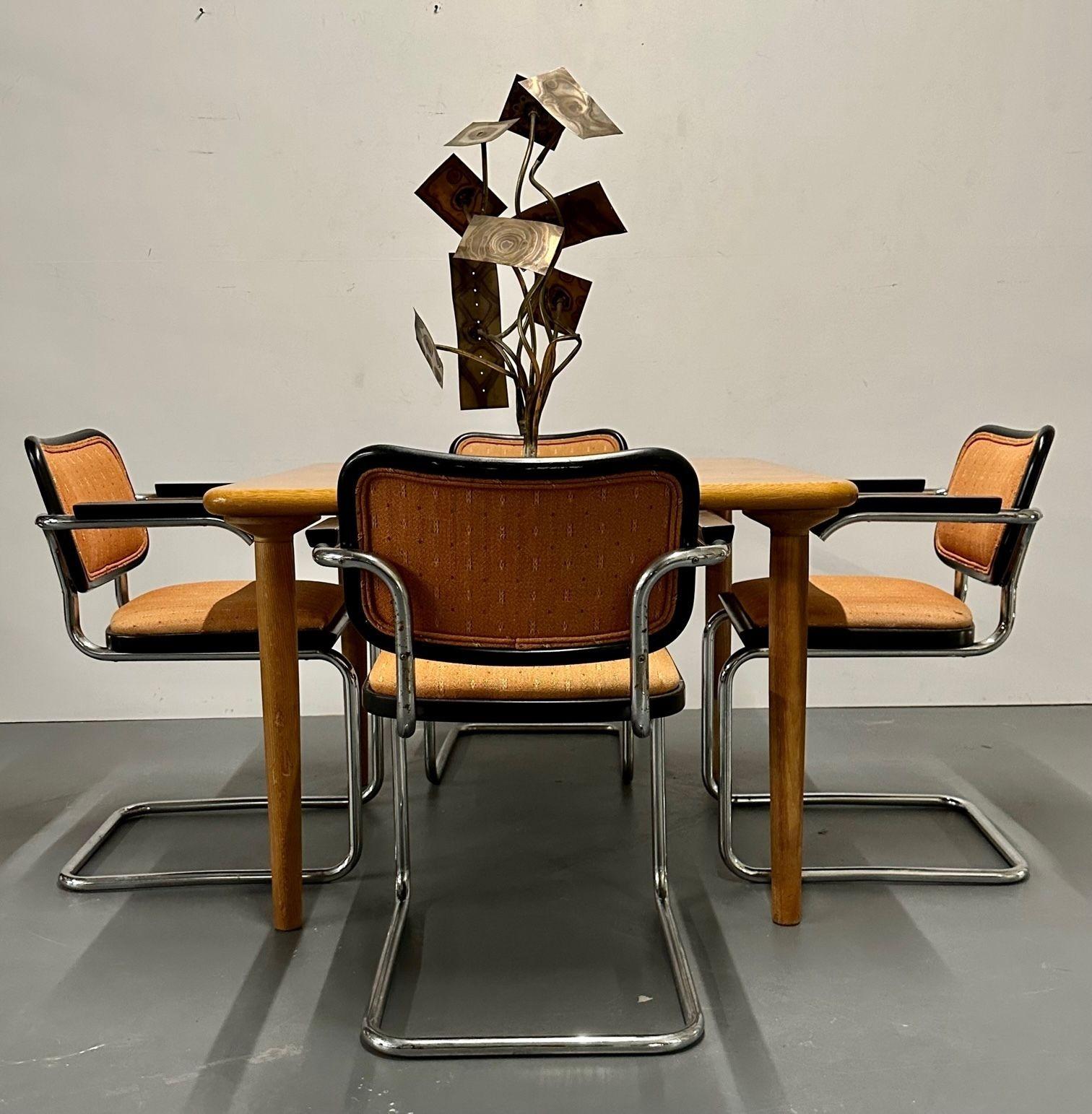 Six Mid-Century Modern Marcel Breuer for Knoll Cesca Chairs, Lacquer, 1960s 13