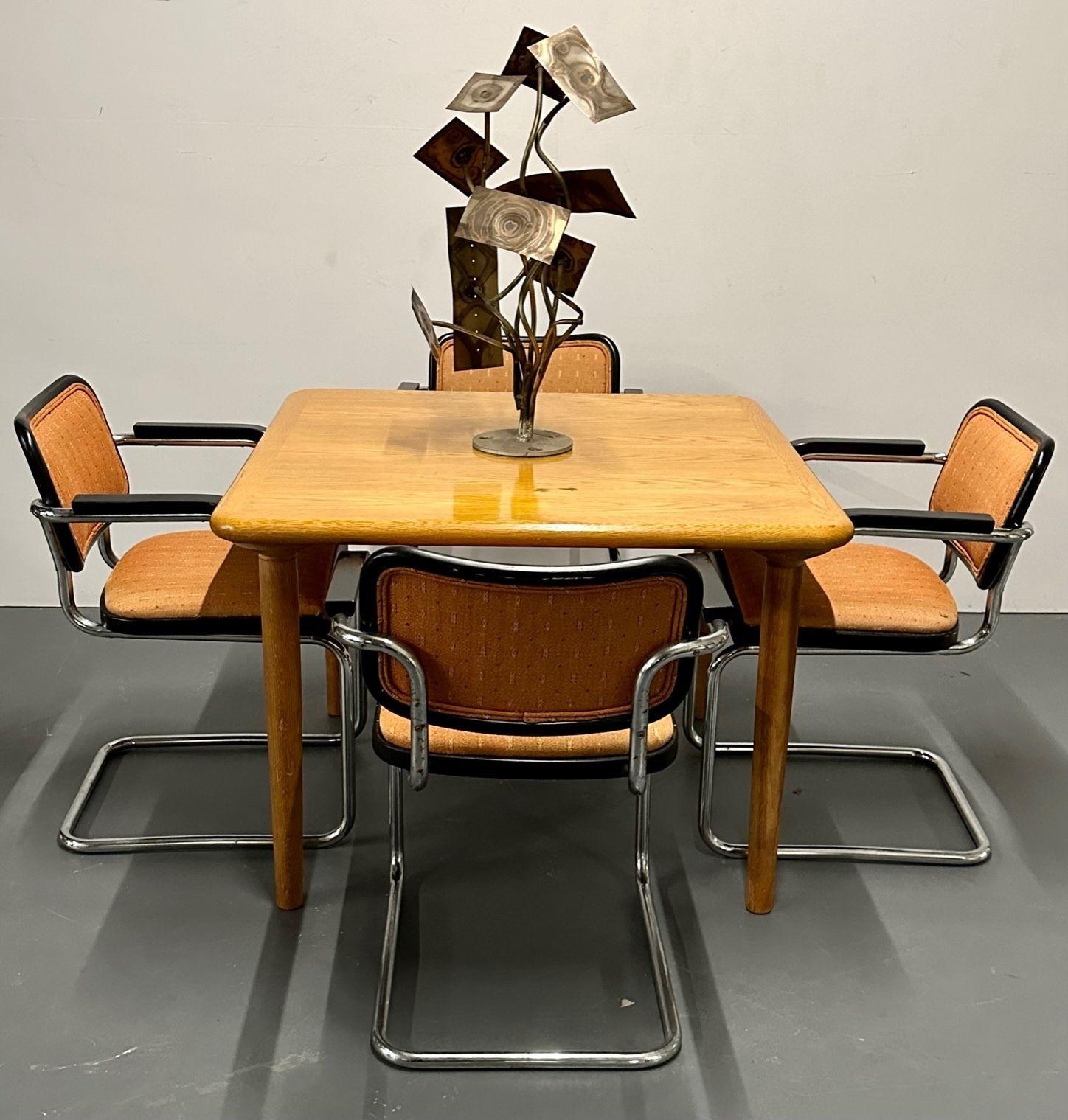Six Mid-Century Modern Marcel Breuer for Knoll Cesca Chairs, Lacquer, 1960s 14