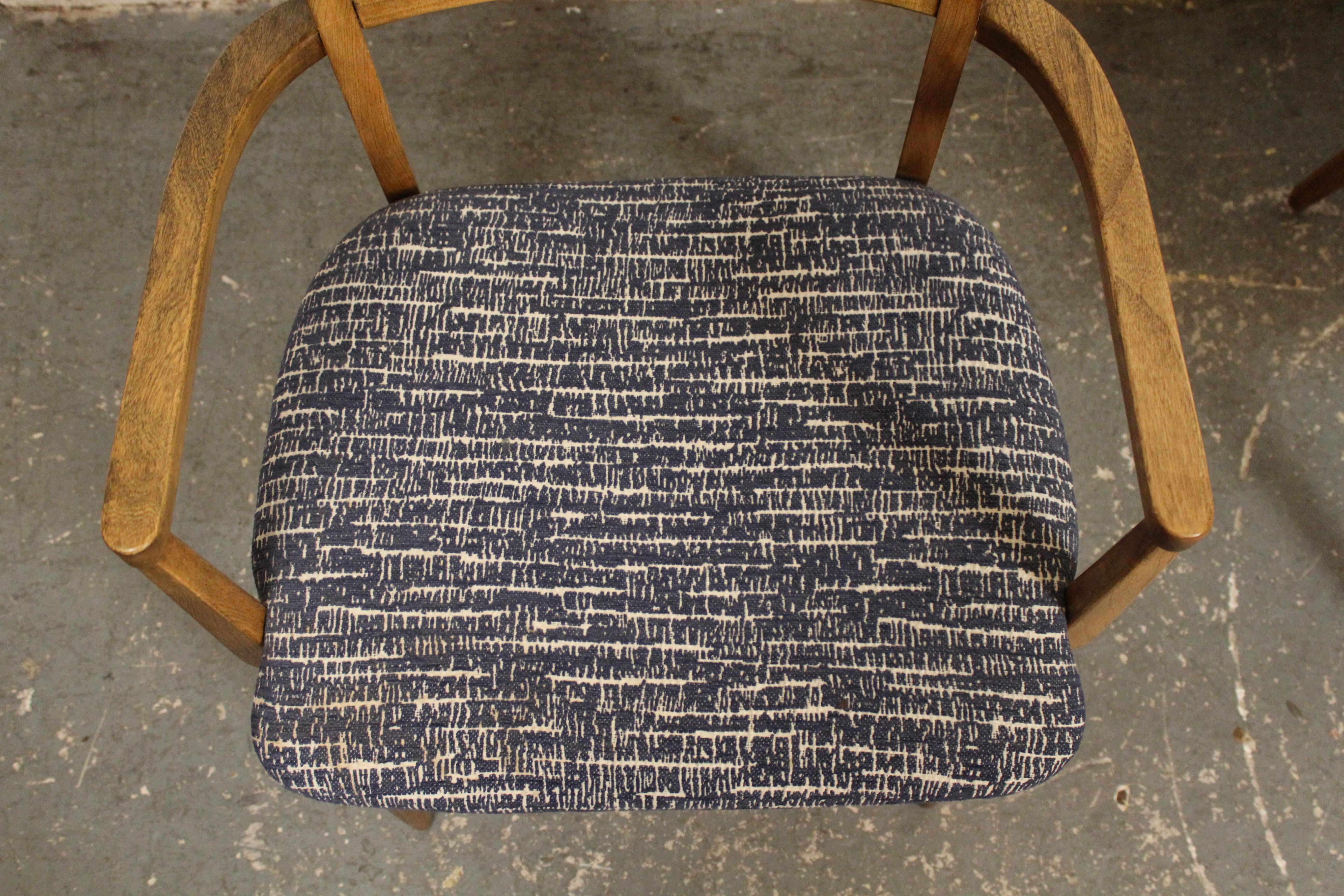 Sechs Esszimmerstühle aus Eiche aus der Mitte des Jahrhunderts von Lane Furniture im Angebot 5