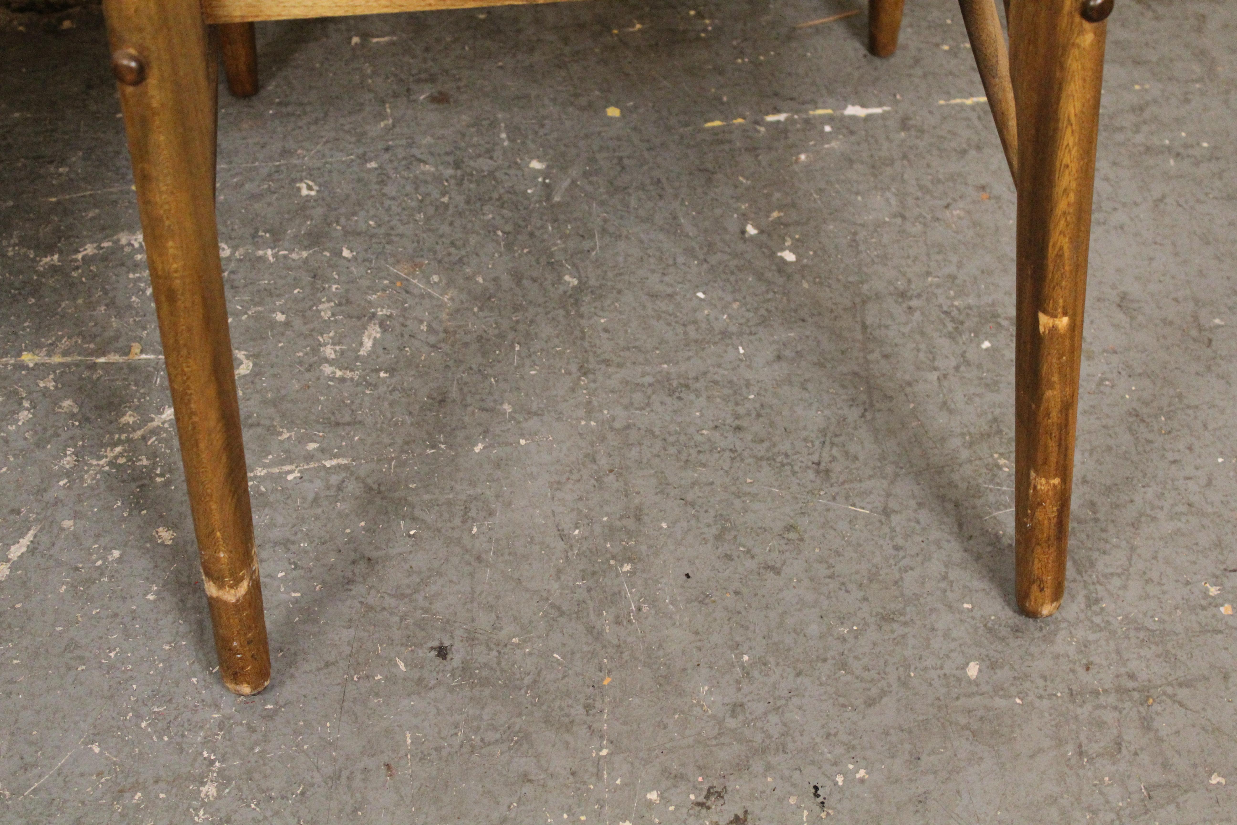 Sechs Esszimmerstühle aus Eiche aus der Mitte des Jahrhunderts von Lane Furniture im Angebot 7