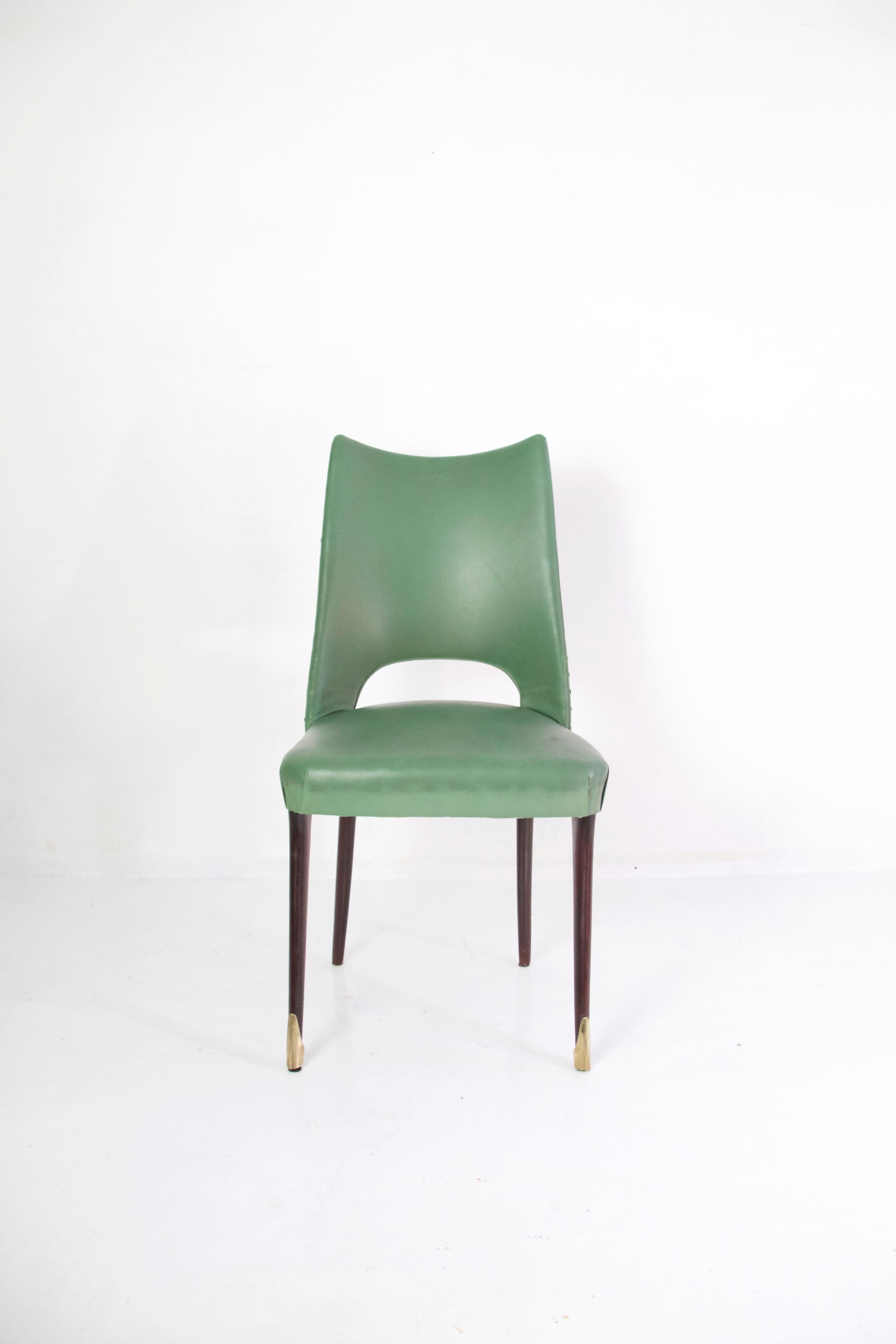 Six Midcentury Italian Dining Chairs 1