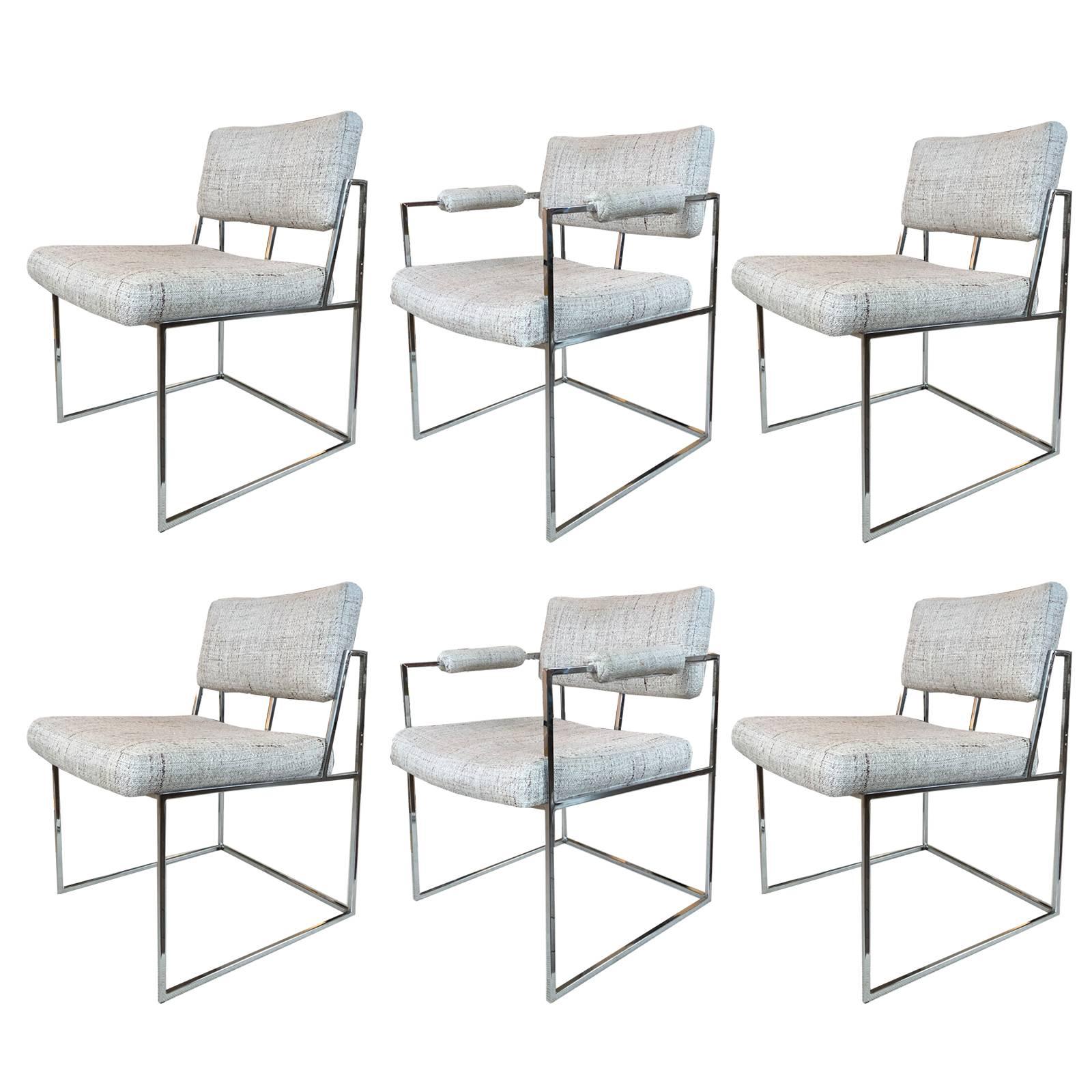 Six Milo Baughman Chairs for Thayer Coggin