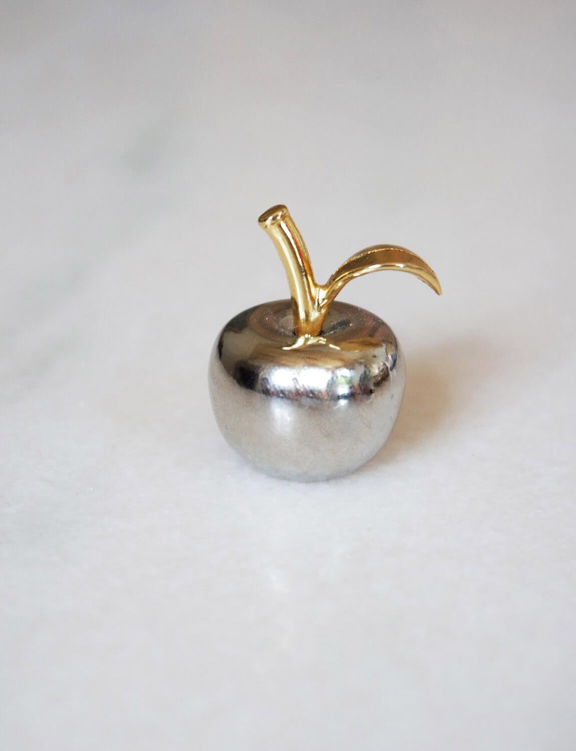 Late 20th Century Six Miniature Italian Apple Name Place Holders