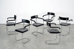 Six Model 262 Cantilever Chairs by Mart Stam for Thonet, circa 1935