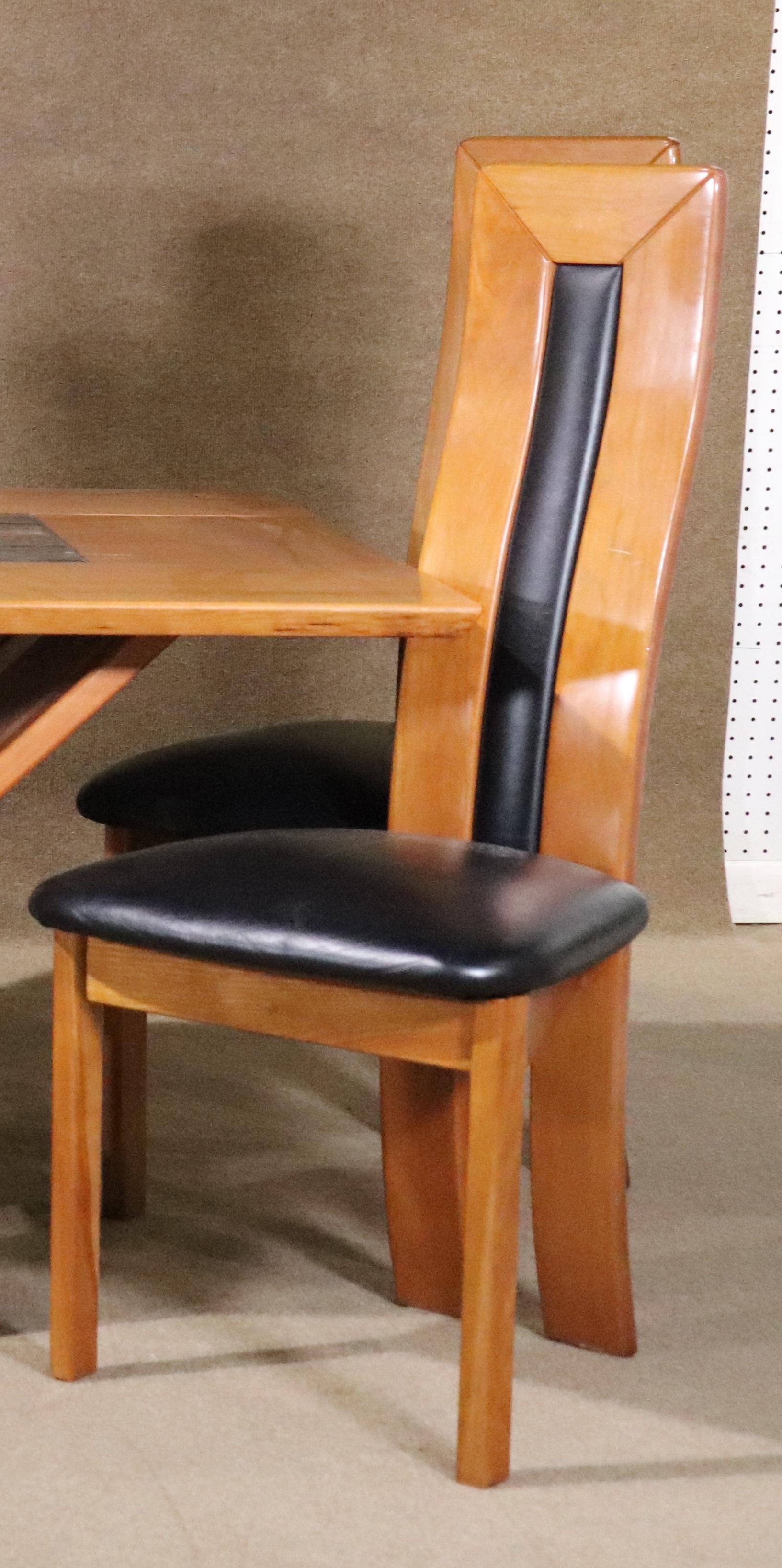 Six Modern Dining Chairs In Good Condition For Sale In Brooklyn, NY