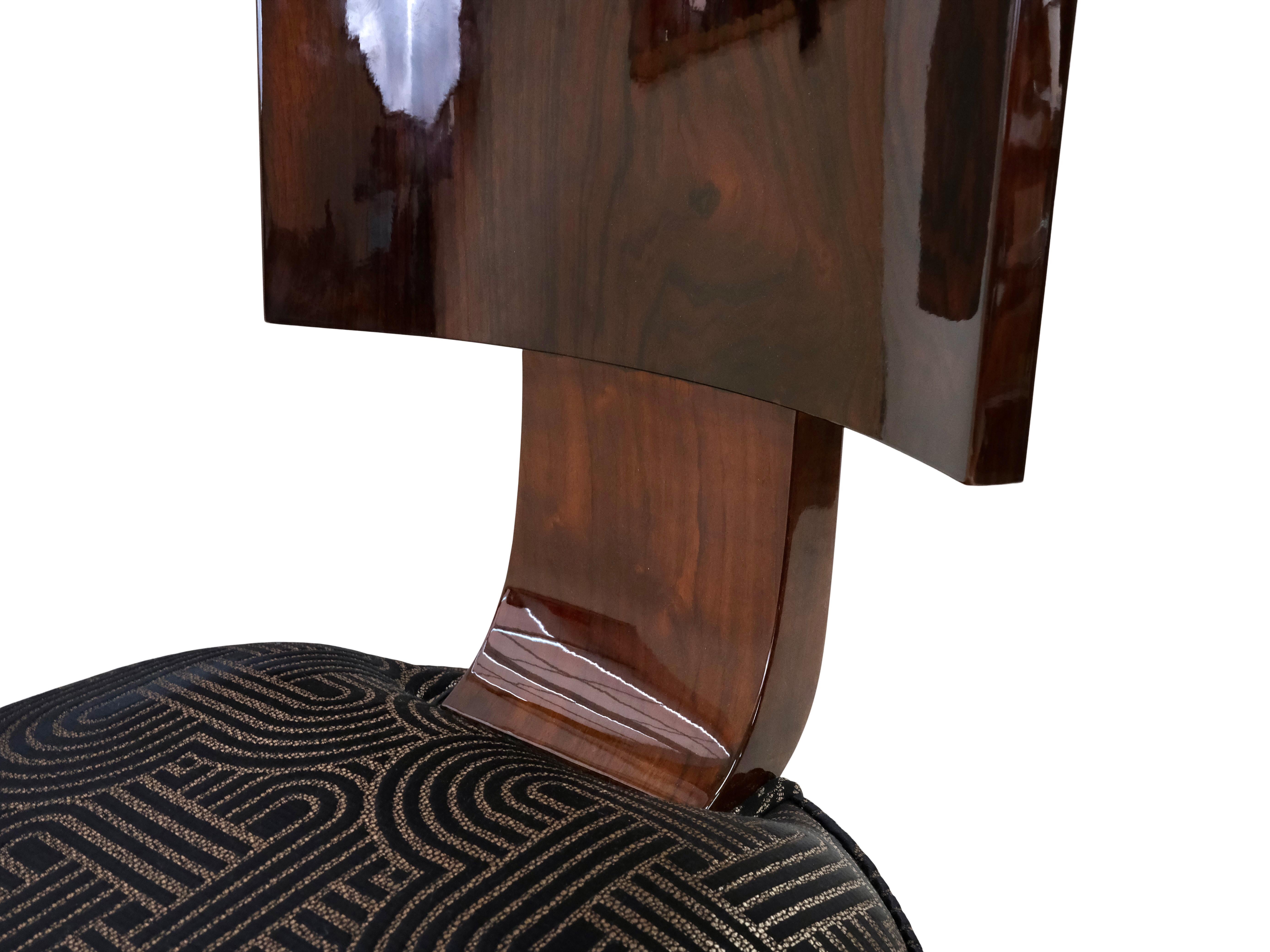 Six Modernist Art Deco Dining Chairs from 1930s France 2