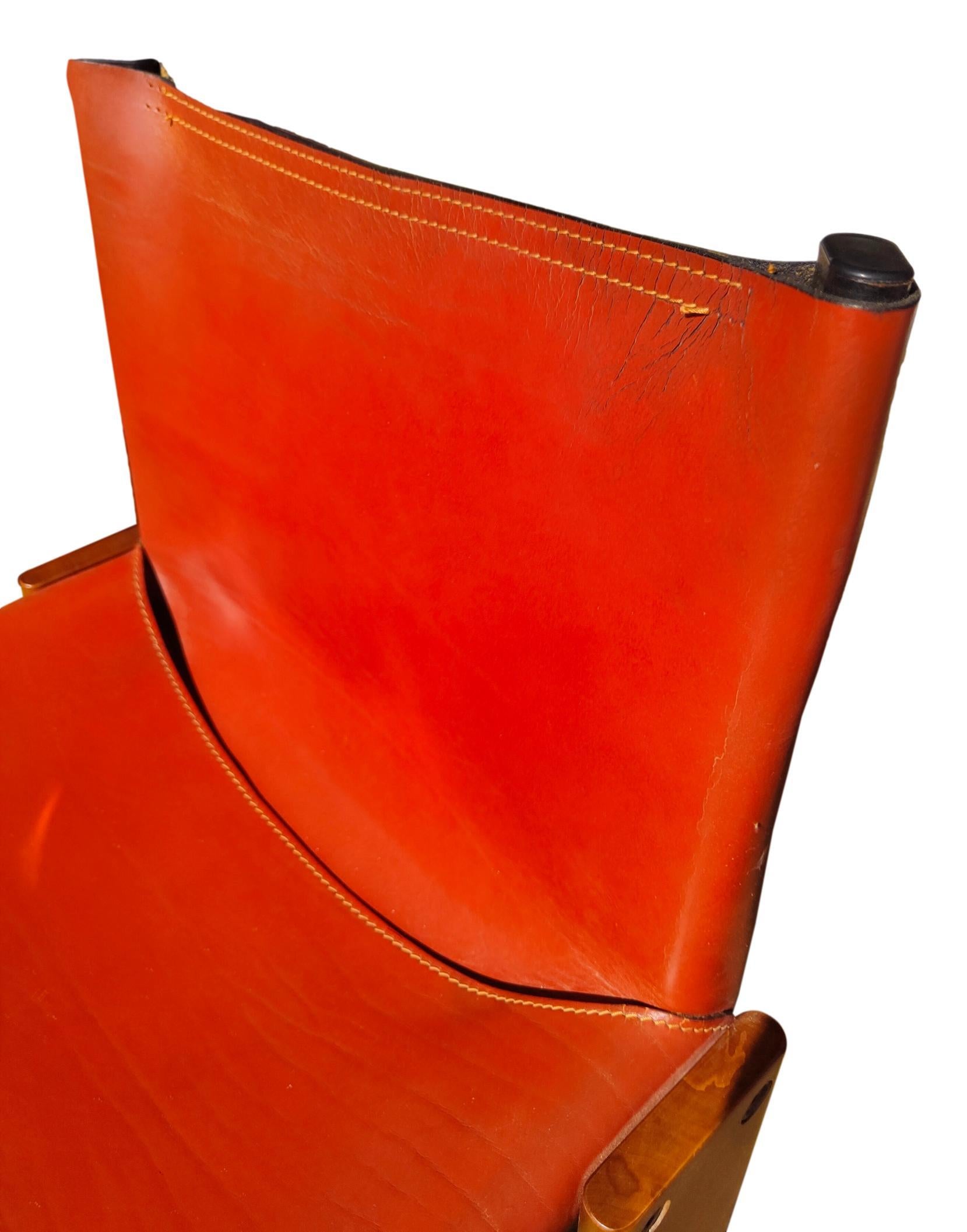 Six chaises en forme de moine conçues par Afra & Tobia Scarpa pour Molteni, Italie 1974 en vente 4