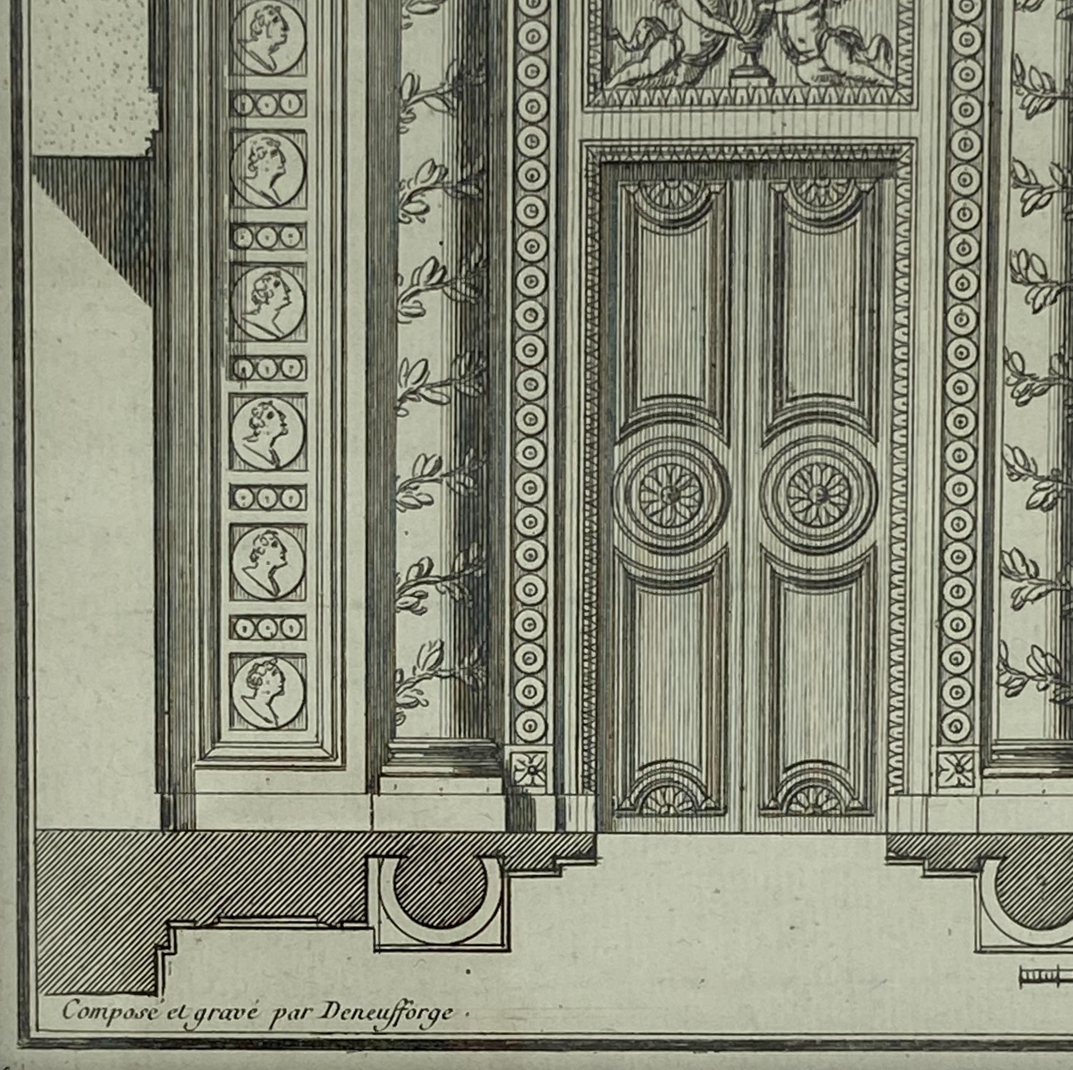 Six Neo Classical Architectural Engravings by Jean-François de Neufforge 5