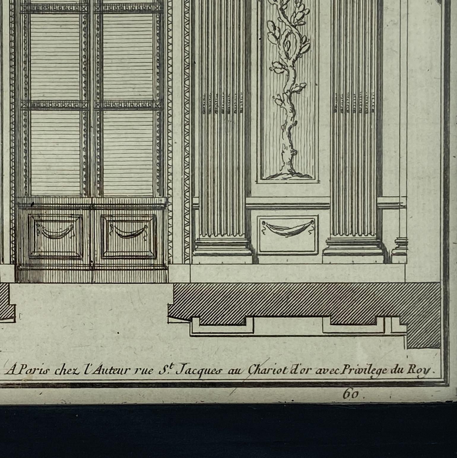 Six Neo Classical Architectural Engravings by Jean-François de Neufforge 8