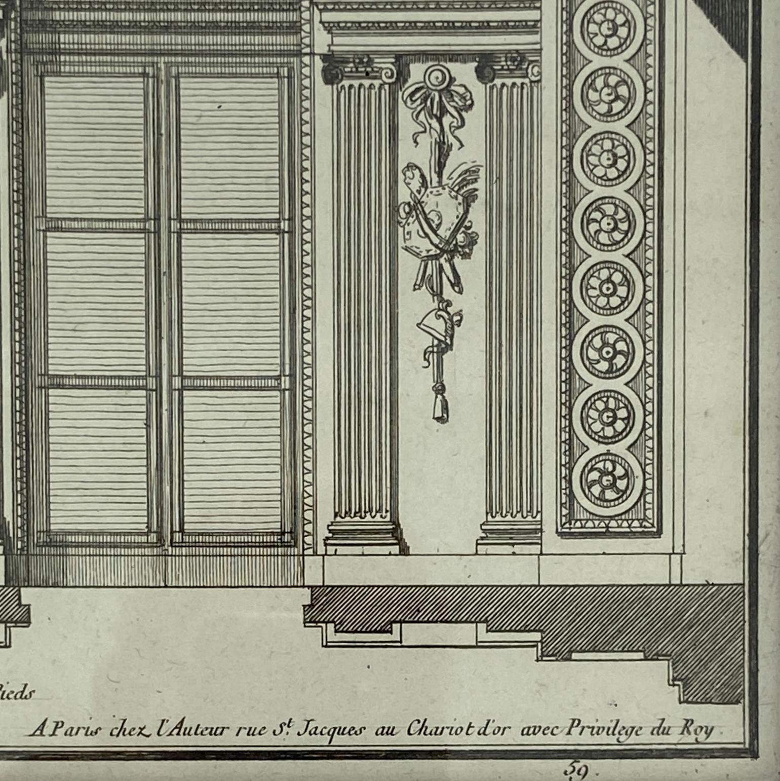 Six Neo Classical Architectural Engravings by Jean-François de Neufforge 9
