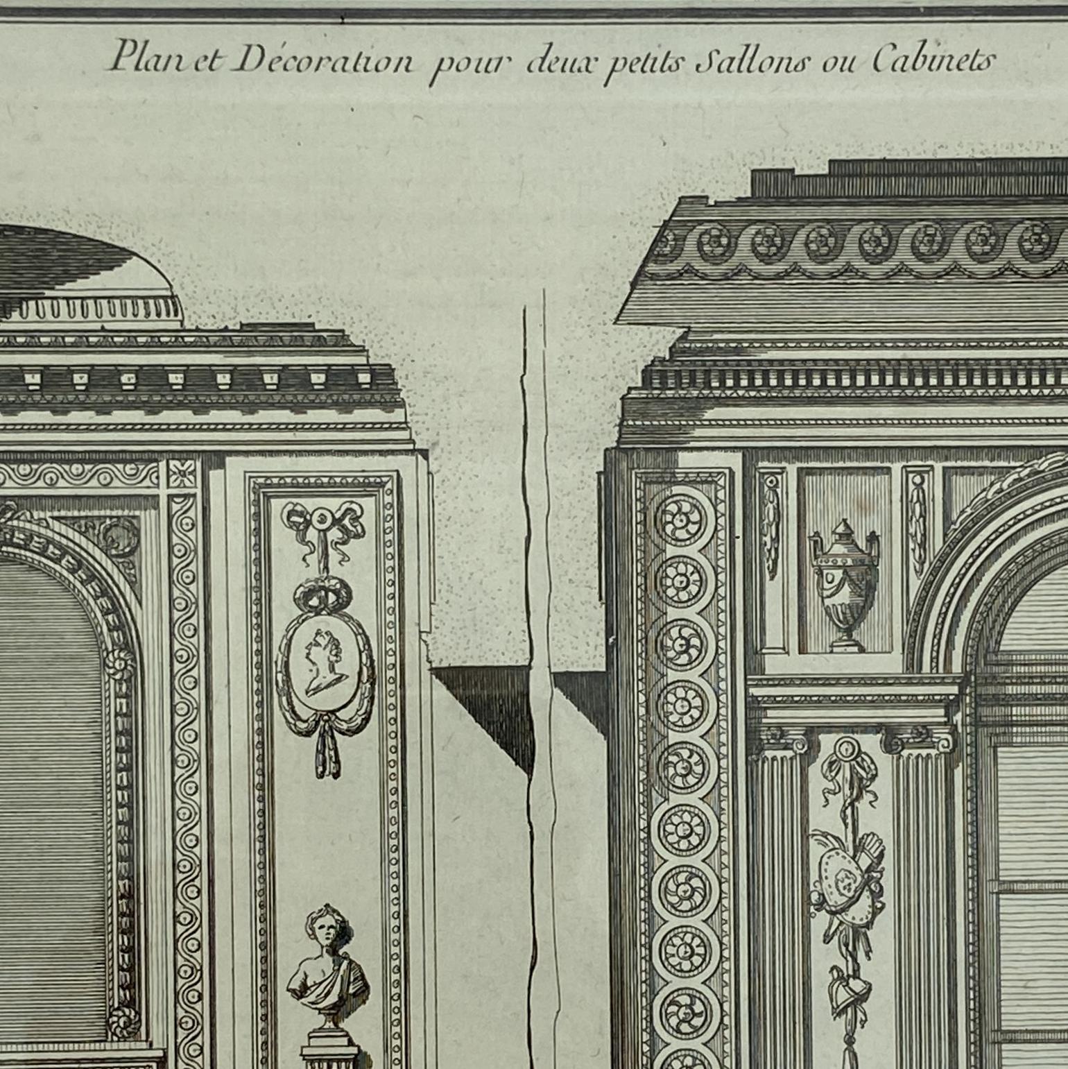 Six Neo Classical Architectural Engravings by Jean-François de Neufforge 10