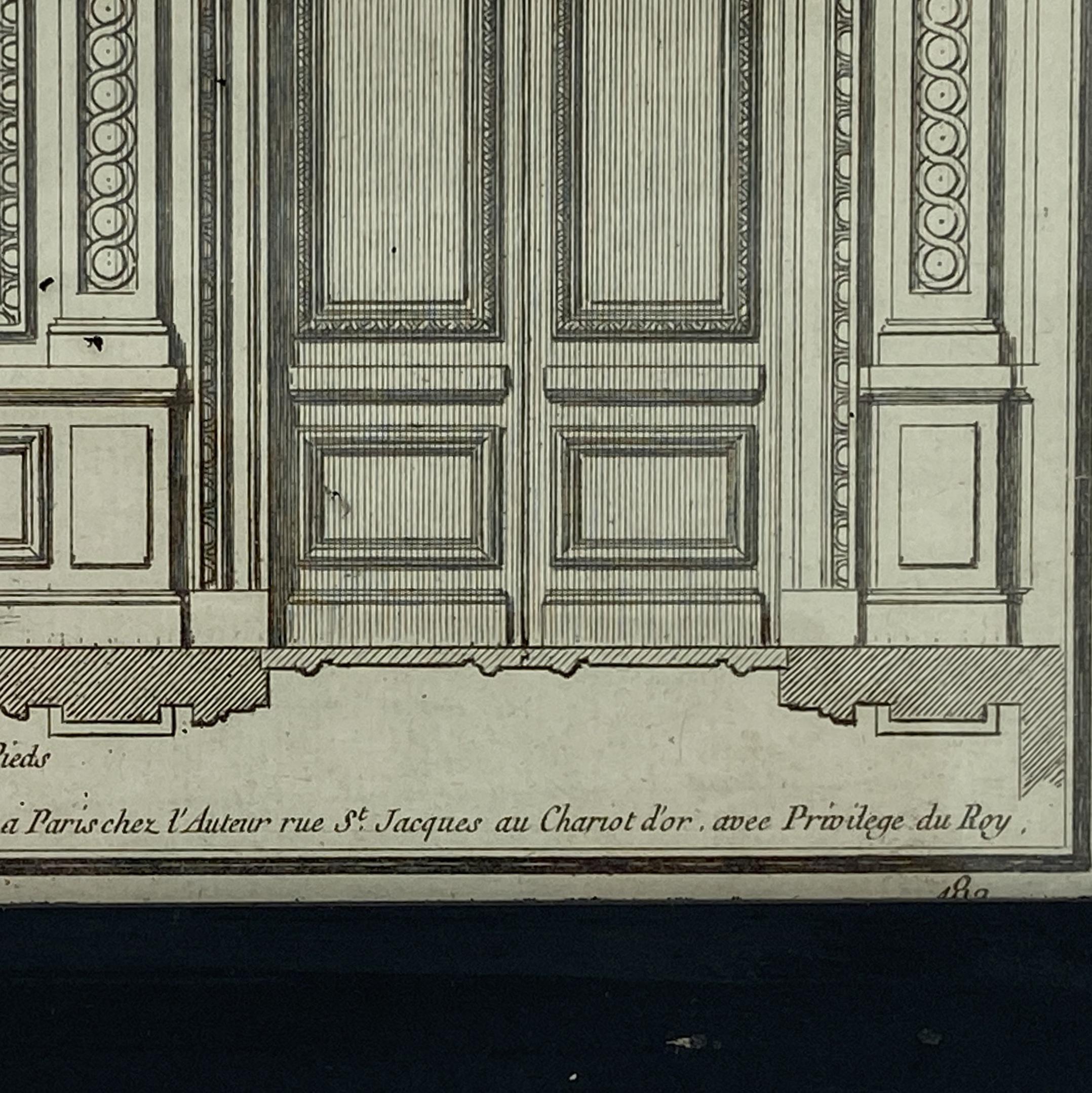 Six Neo Classical Architectural Engravings by Jean-François de Neufforge 11