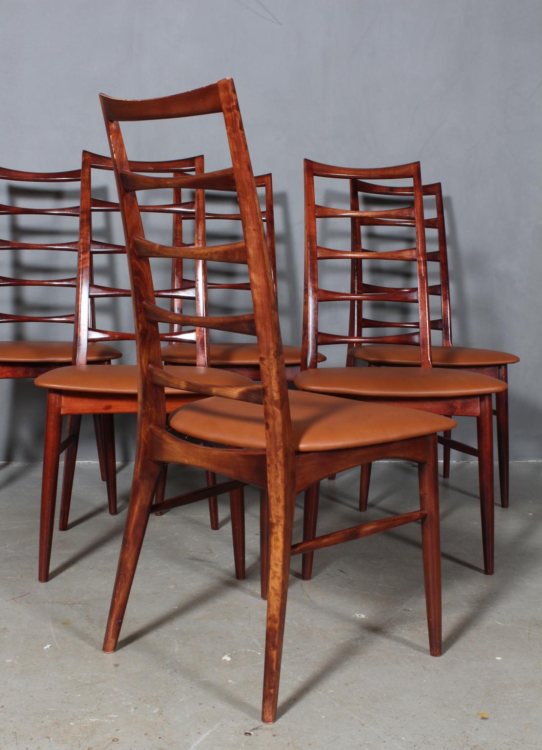 Mid-20th Century Six Niels Koefoed Dining Chairs, Model 