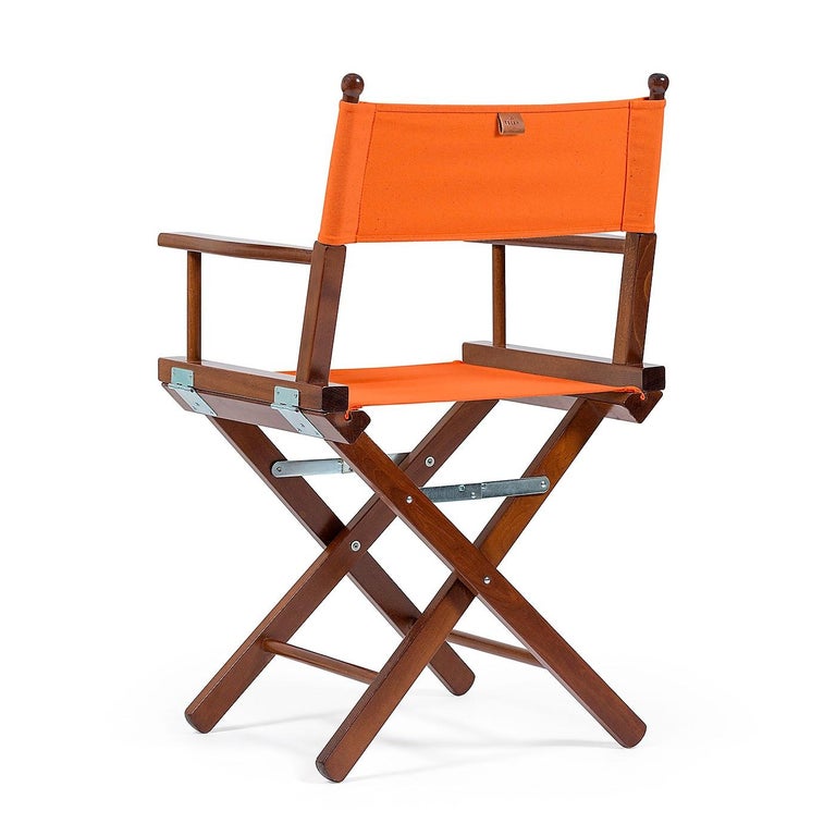 Set of Six, Normandy Foldable Outdoor Chairs Handmade in Italy For Sale