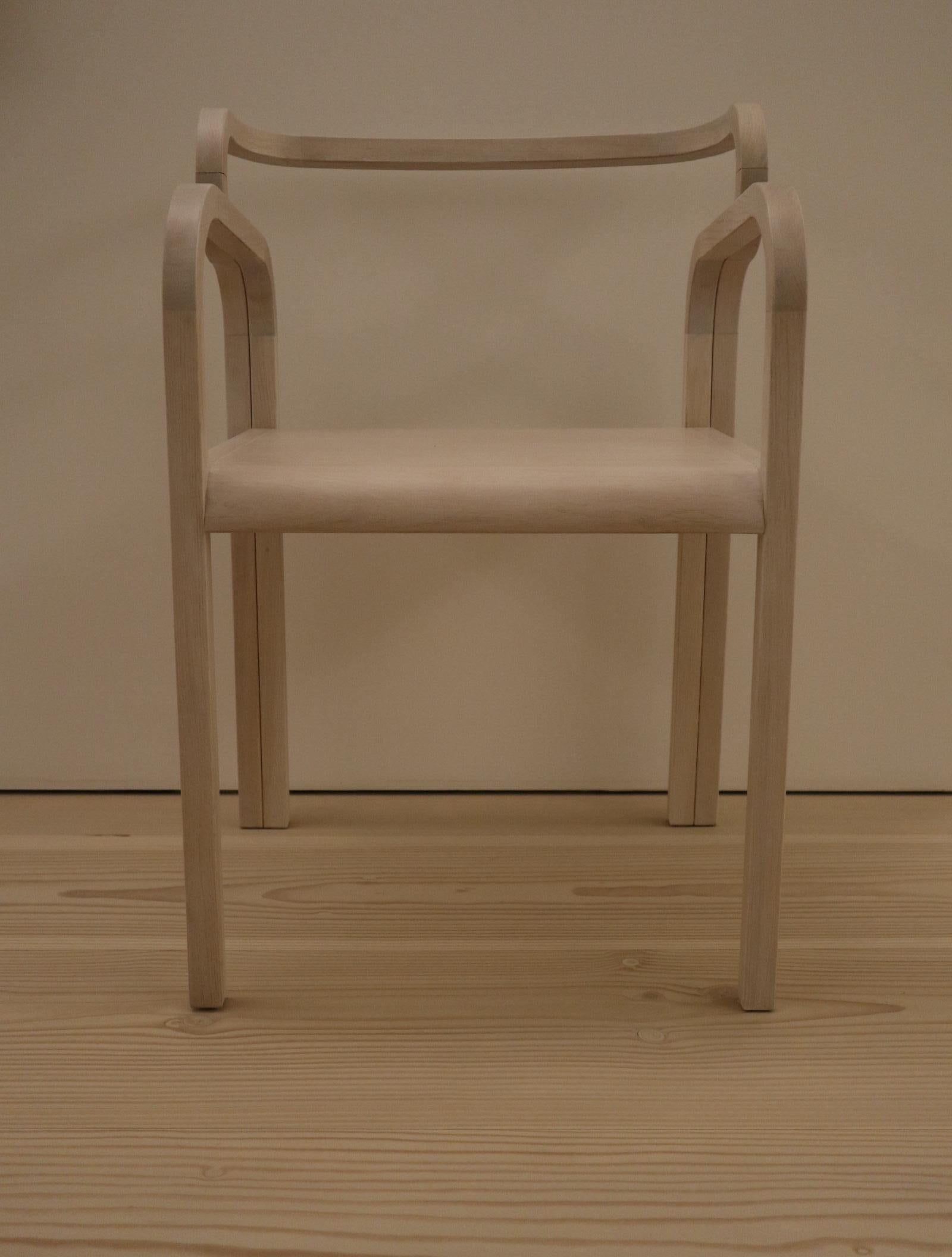 Contemporary Six Odette Dining Chairs in Oak by Fred&Juul