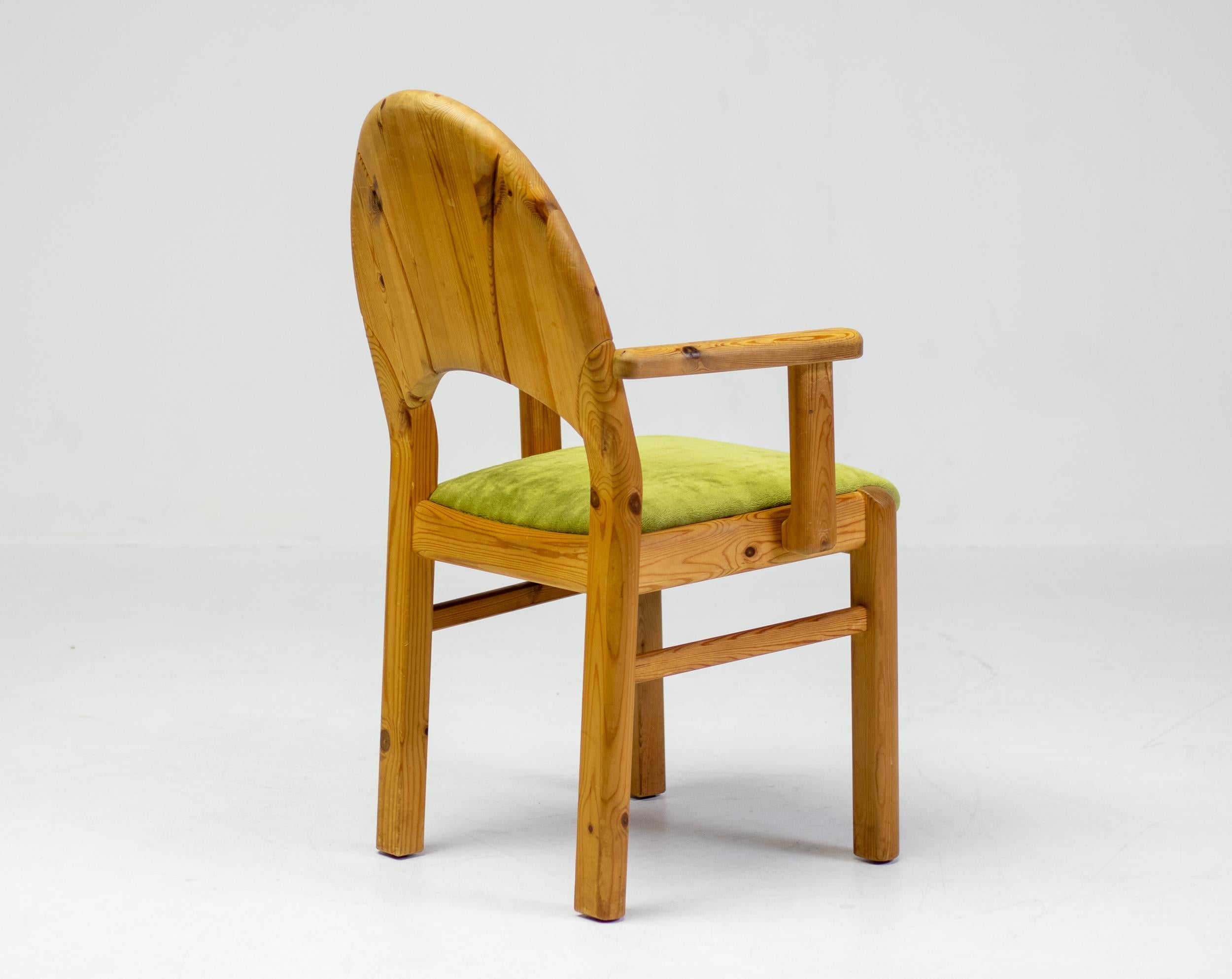 Six Oregon Pine Dining Chairs For Sale 1