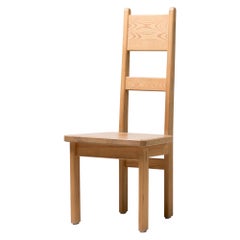 Six Oregon Pine High Back Chairs by Roland Wilhelmsson