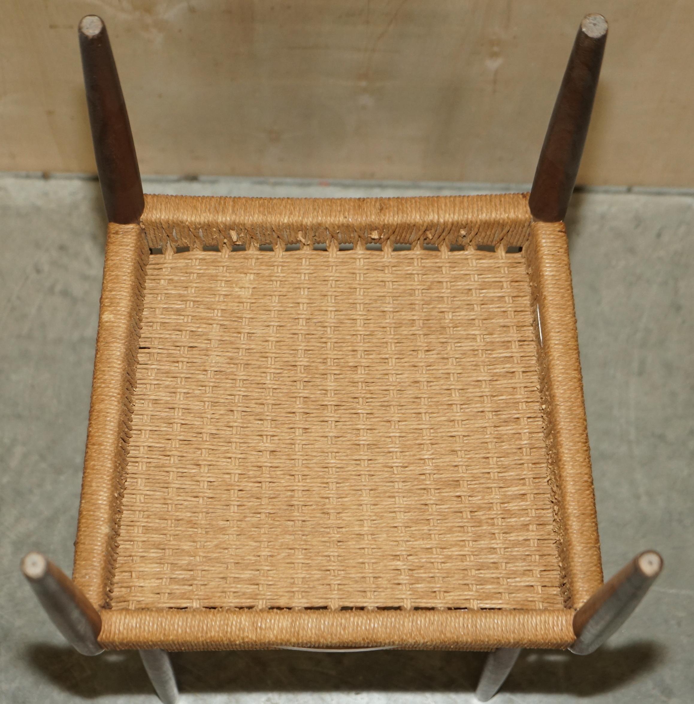 Six Original 1950's Arne Hovmand-Olsen Model #175 Dining Chairs for Mogens Kold 13