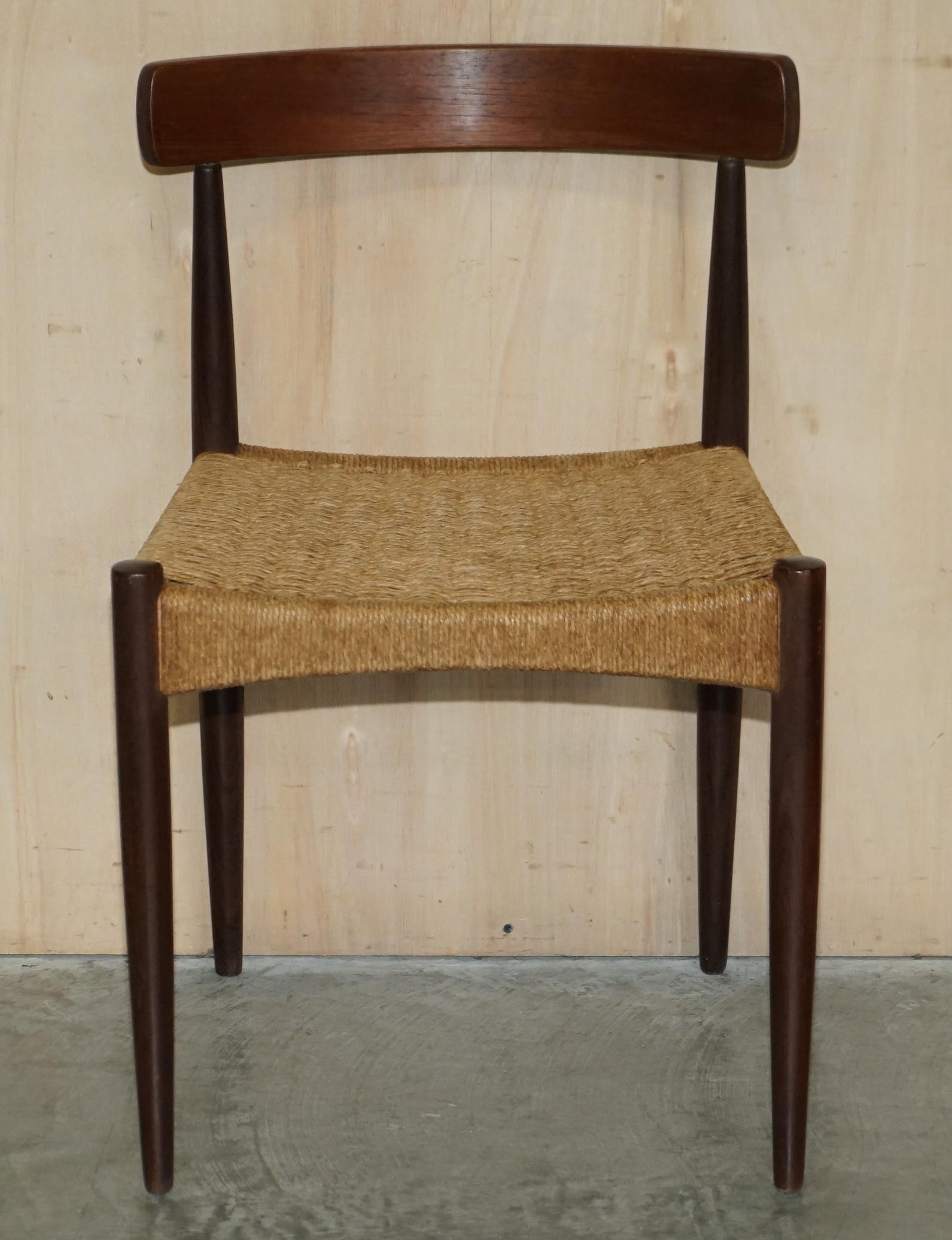 Danish Six Original 1950's Arne Hovmand-Olsen Model #175 Dining Chairs for Mogens Kold